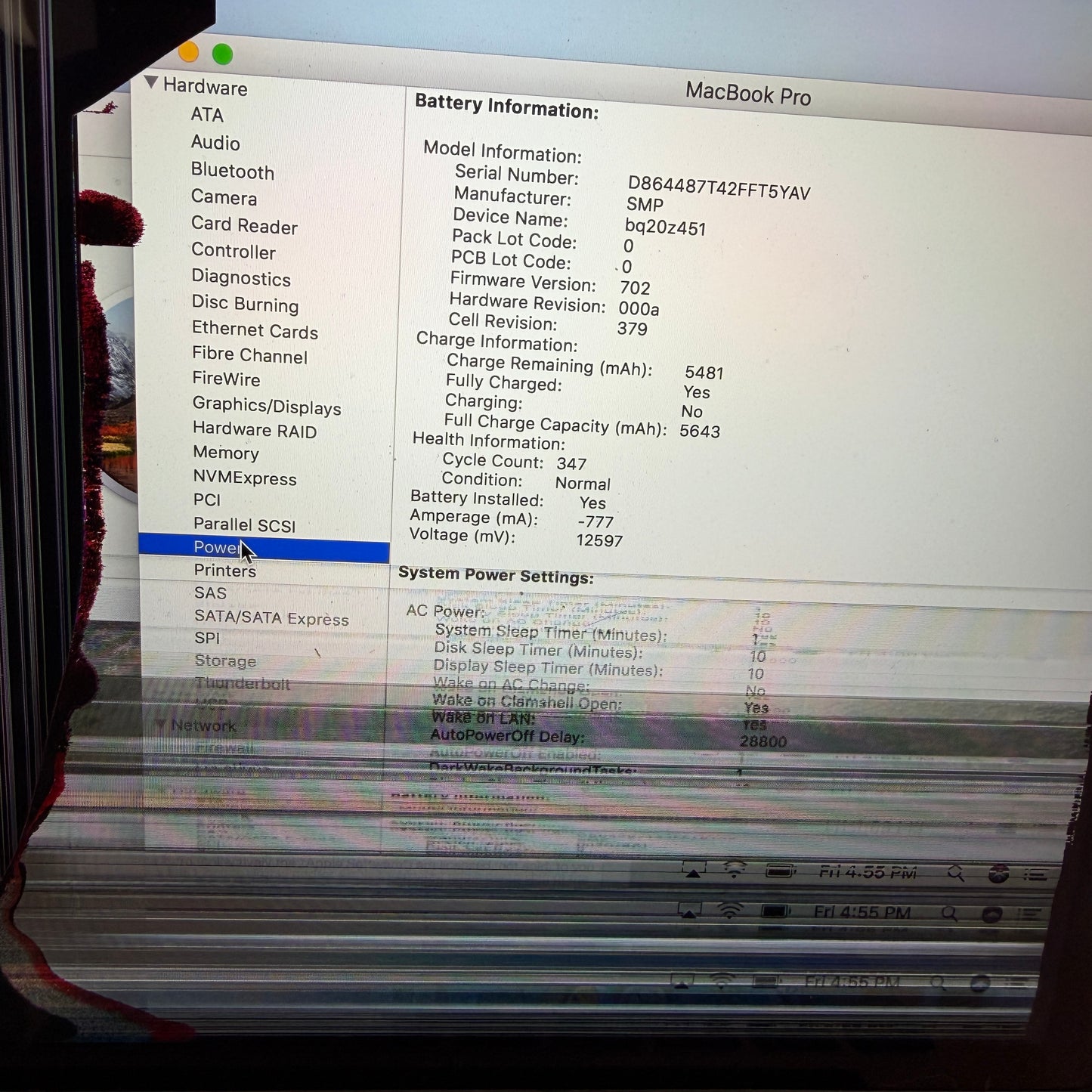 Apple MacBook Pro 13" A1502 2014 Core i5 8GB 128GB Broken Silver