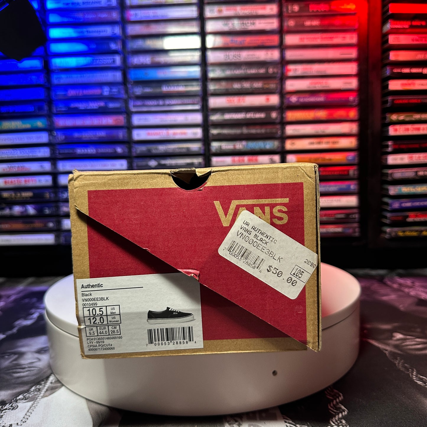 New Vans Authentic Black VN000EE3BLK