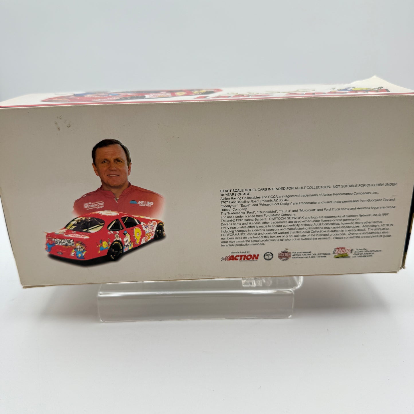 ACTION NASCAR Lake Speed #9 Cartoon Network 1998 Ford Taurus 1/24 Scale Bank