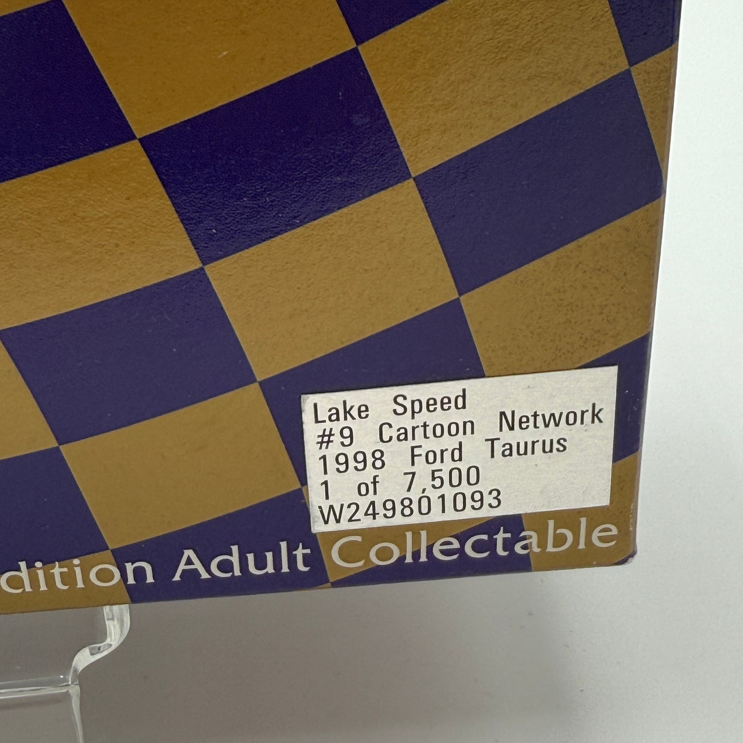 ACTION NASCAR Lake Speed #9 Cartoon Network 1998 Ford Taurus 1/24 Scale Bank