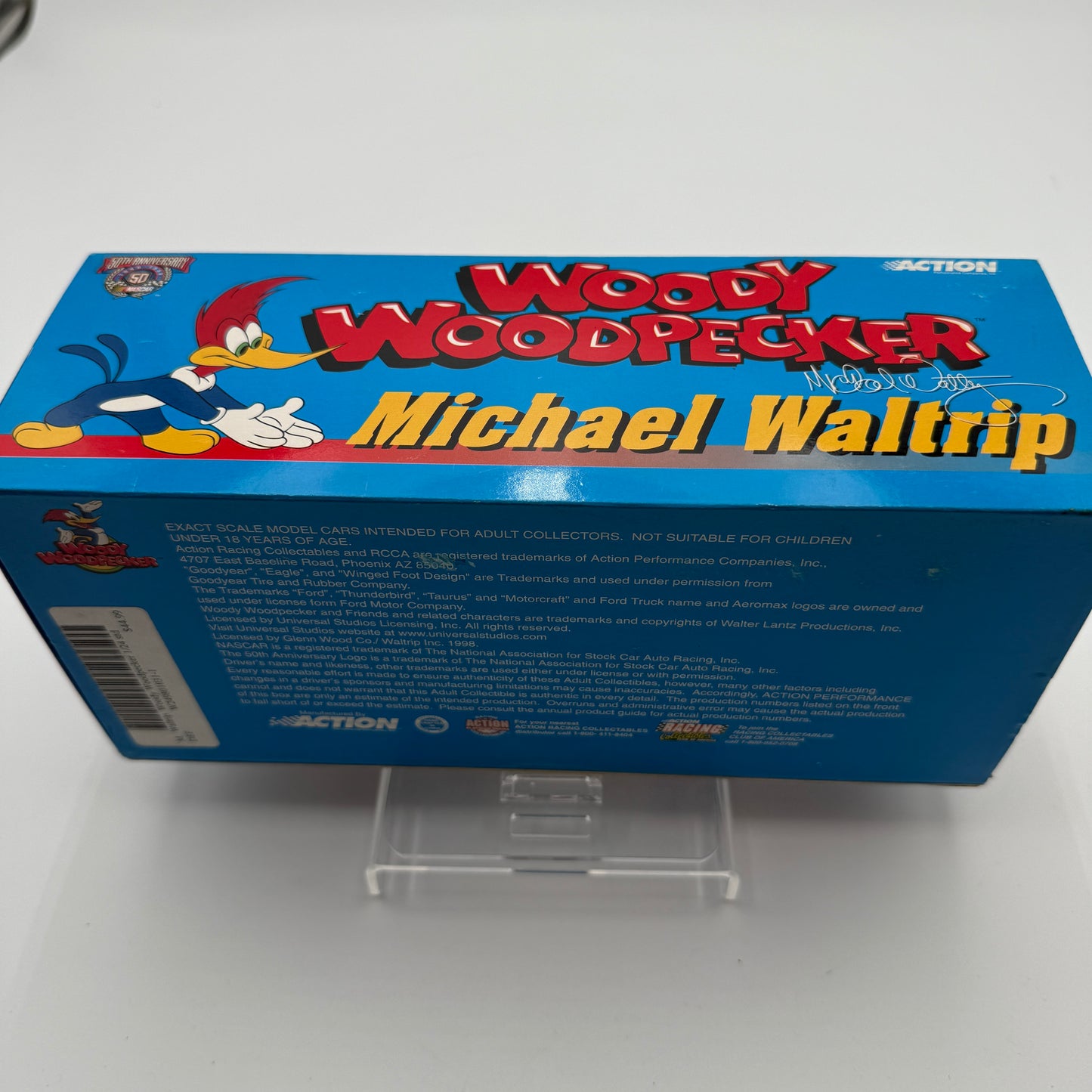 Action Racing 1:24 Michael Waltrip Woody Woodpecker 1998 Ford Nascar Diecast - Multi-Colored
