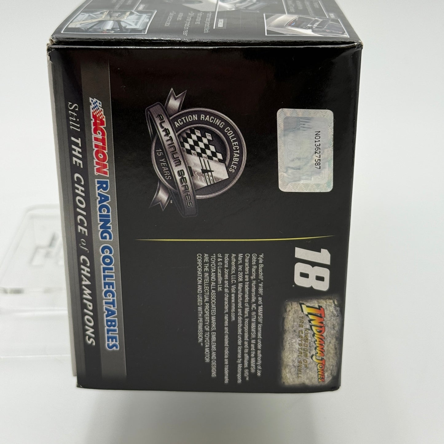 Action Racing Kyle Busch #18 M&M's Indiana Jones 2008 Camry 1 of 1980 1/24