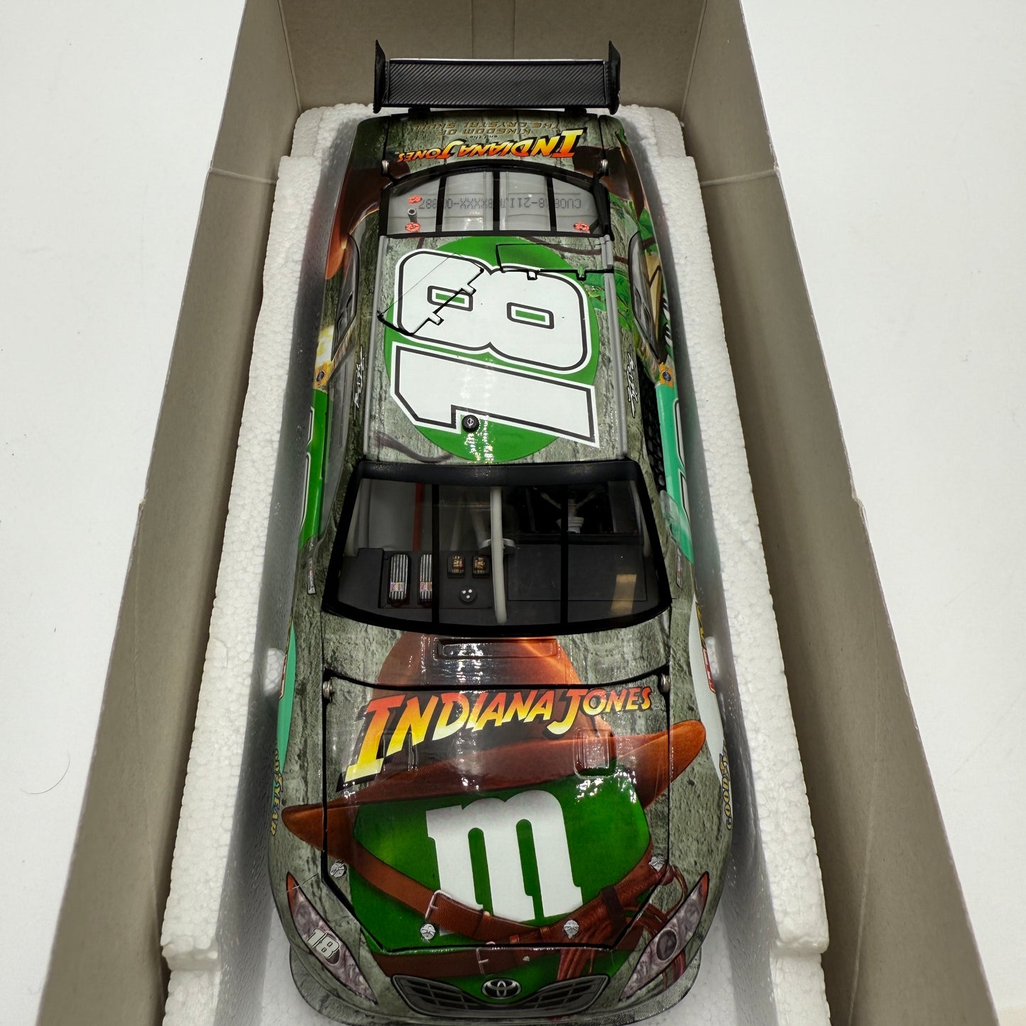 Action Racing Kyle Busch #18 M&M's Indiana Jones 2008 Camry 1 of 1980 1/24