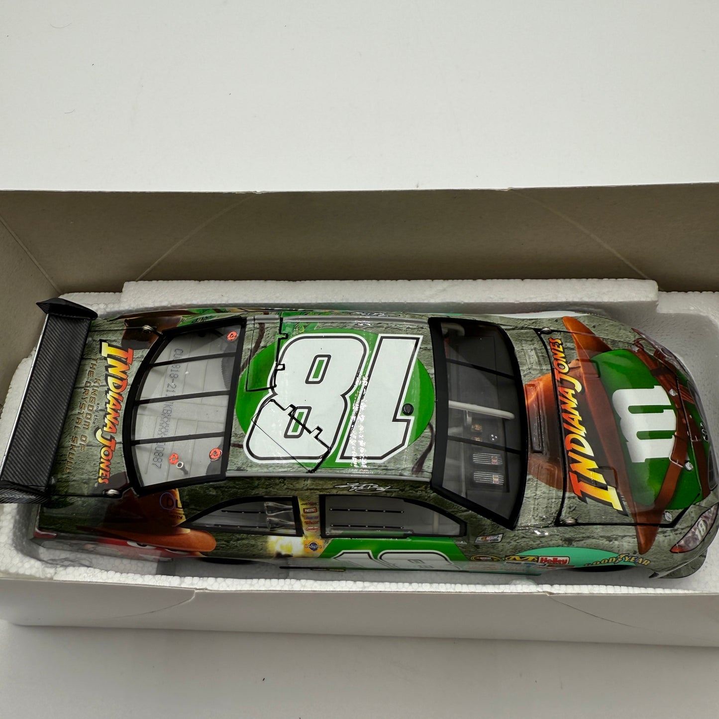 Action Racing Kyle Busch #18 M&M's Indiana Jones 2008 Camry 1 of 1980 1/24