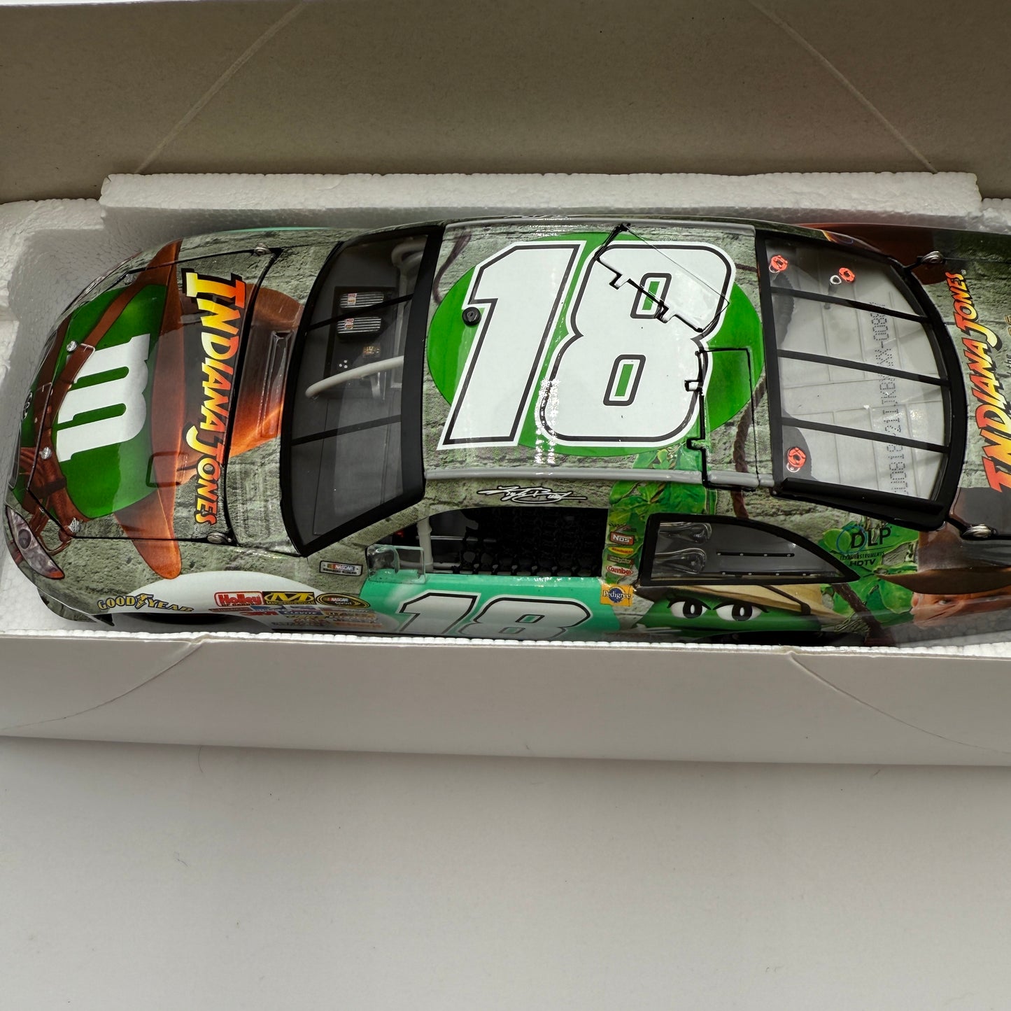 Action Racing Kyle Busch #18 M&M's Indiana Jones 2008 Camry 1 of 1980 1/24
