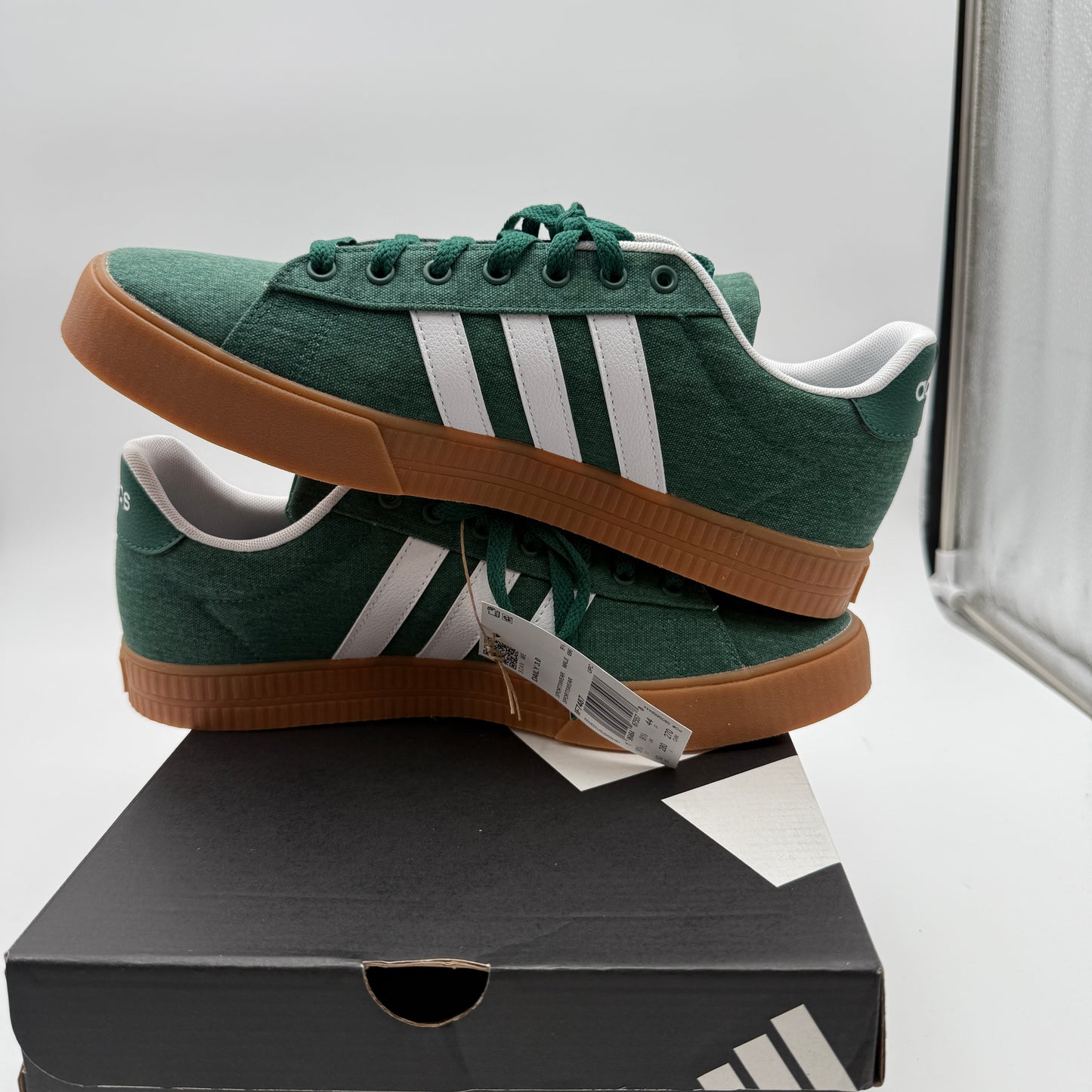 adidas Daily 3.0 Sneakers Green Size 10 IF7487 New In Box