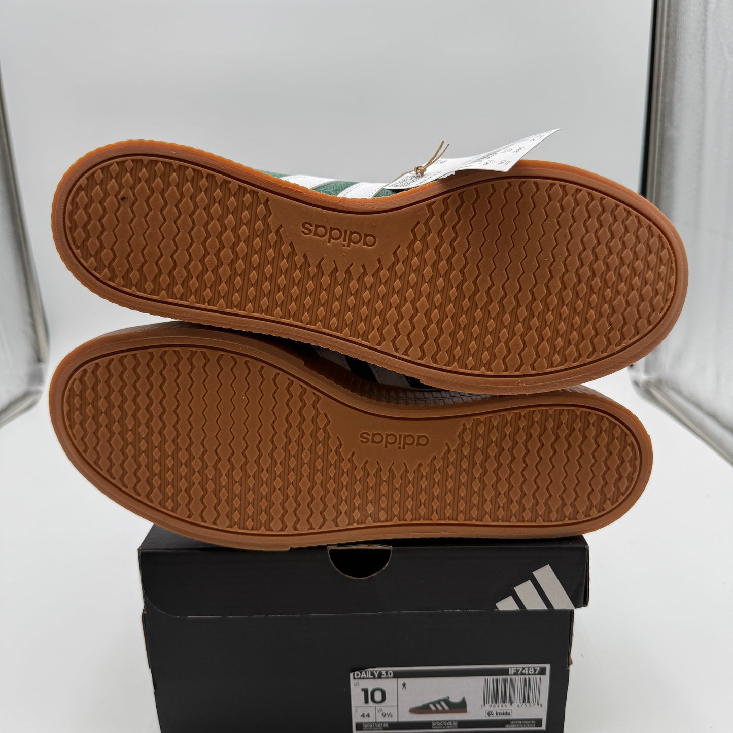adidas Daily 3.0 Sneakers Green Size 10 IF7487 New In Box