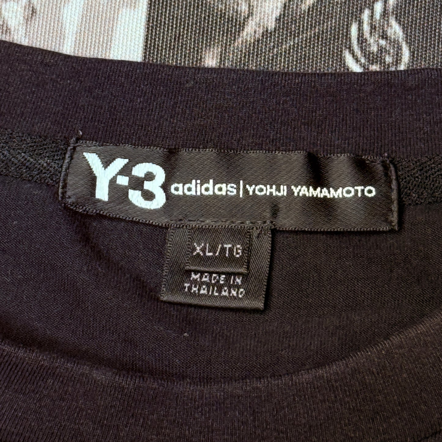 Adidas Y-3 Yohji Yamamoto Logo T-shirt Men XL Black DY7137