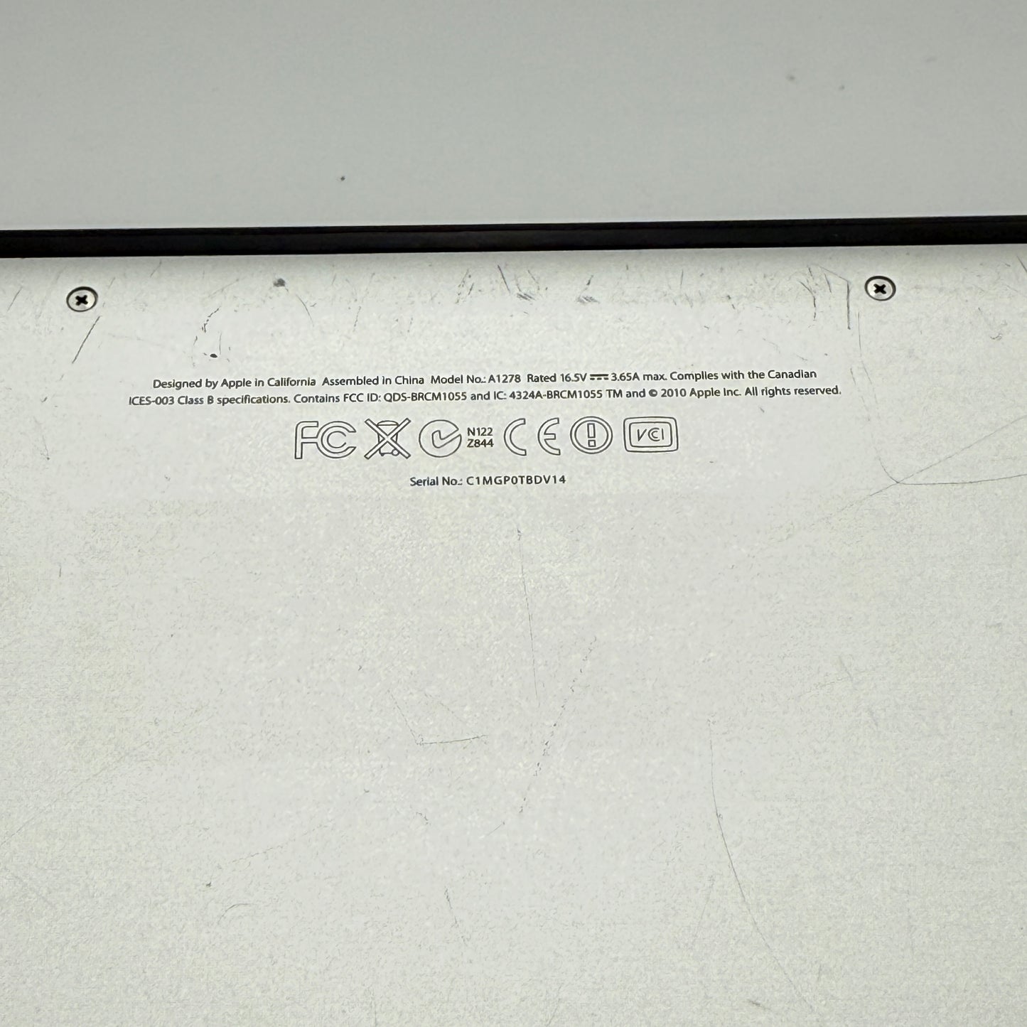 Apple MacBook Pro 13" A1278 - Core i5, 4GB RAM, 500GB HD - Silver (2013)-NO OS