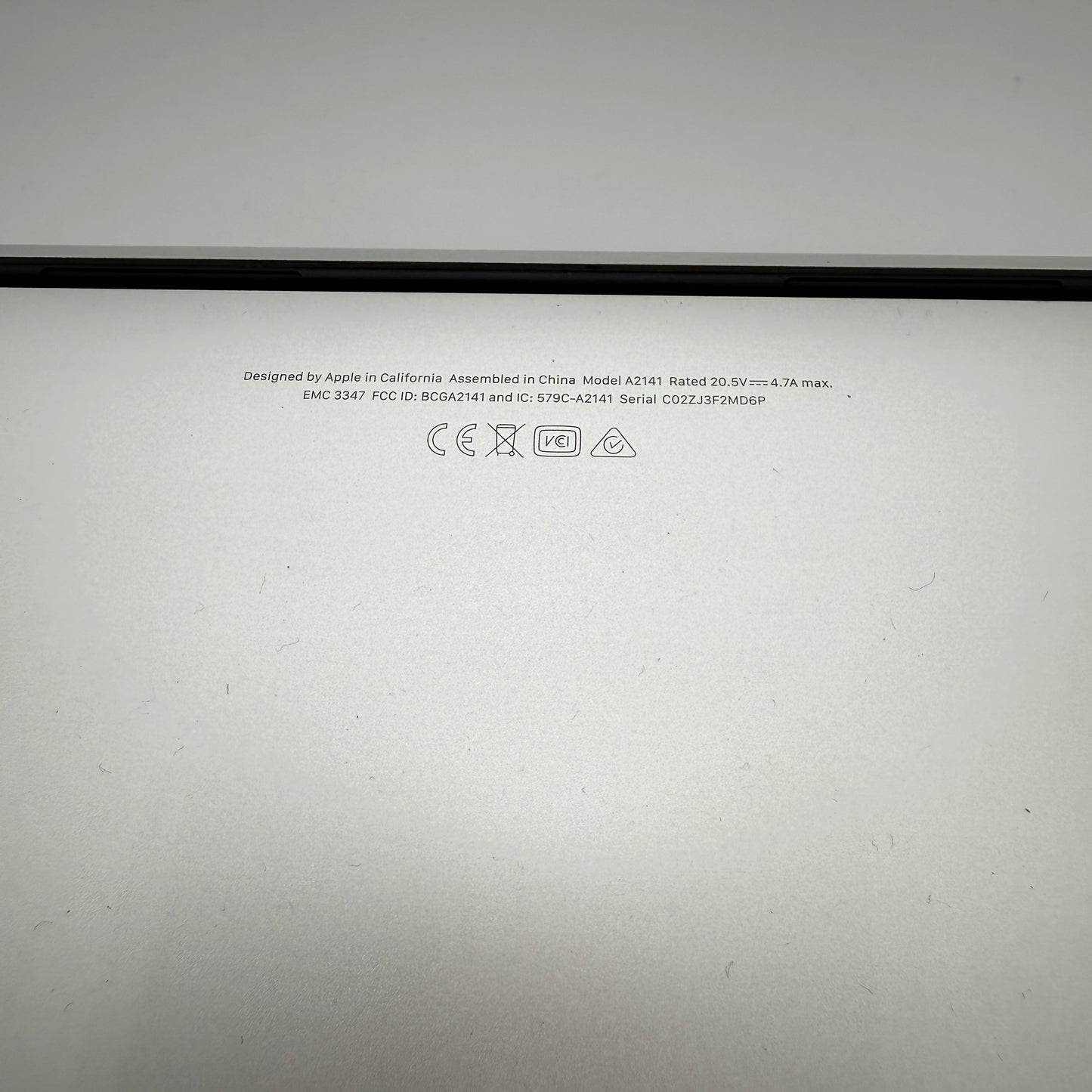 Apple MacBook Pro 16" A2141 2019 Core i7 512GB 16GB Silver - Used