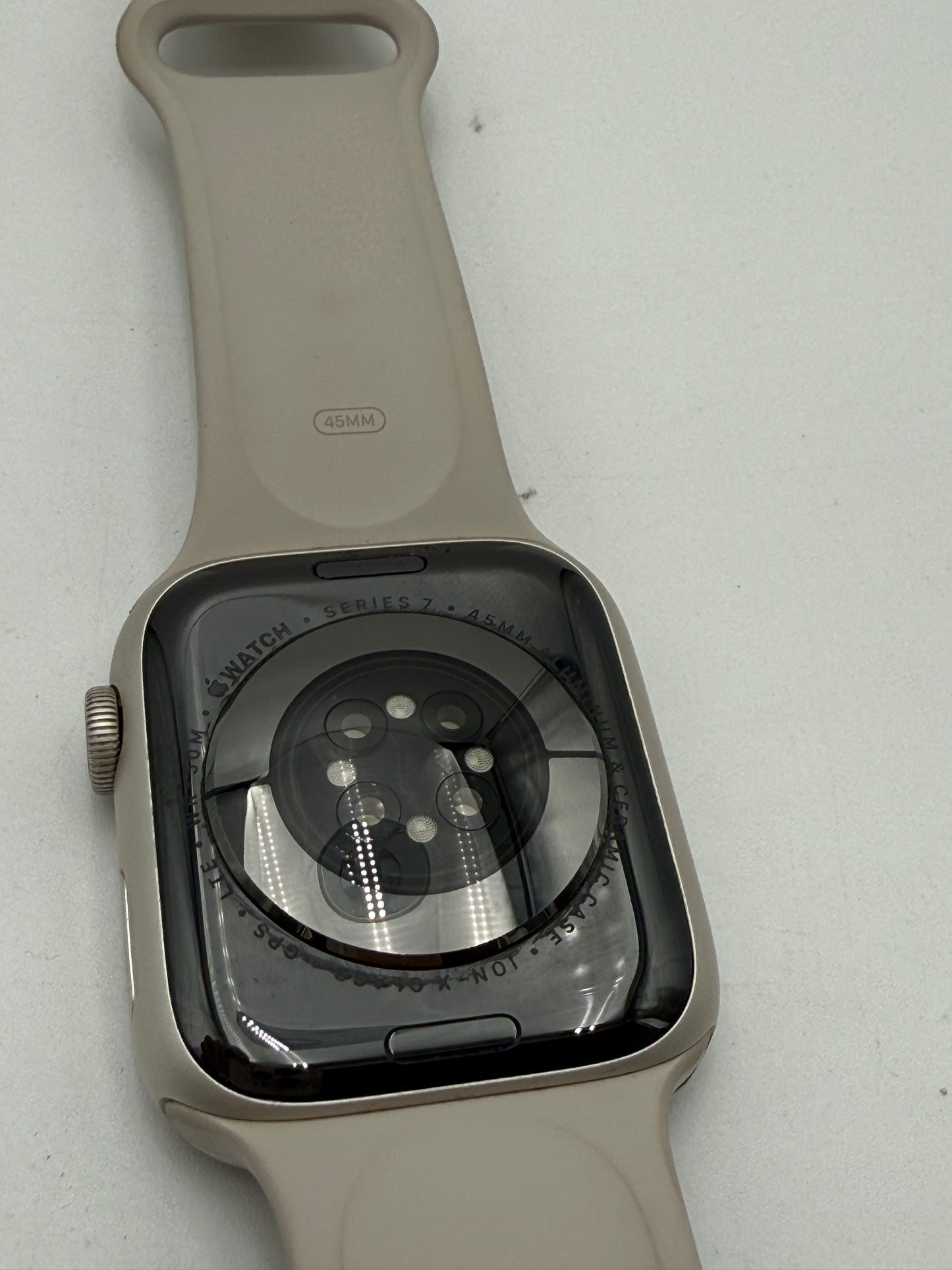 Apple Series 7 Smart Watch 45mm Cellular + GPS Silver Unlocked