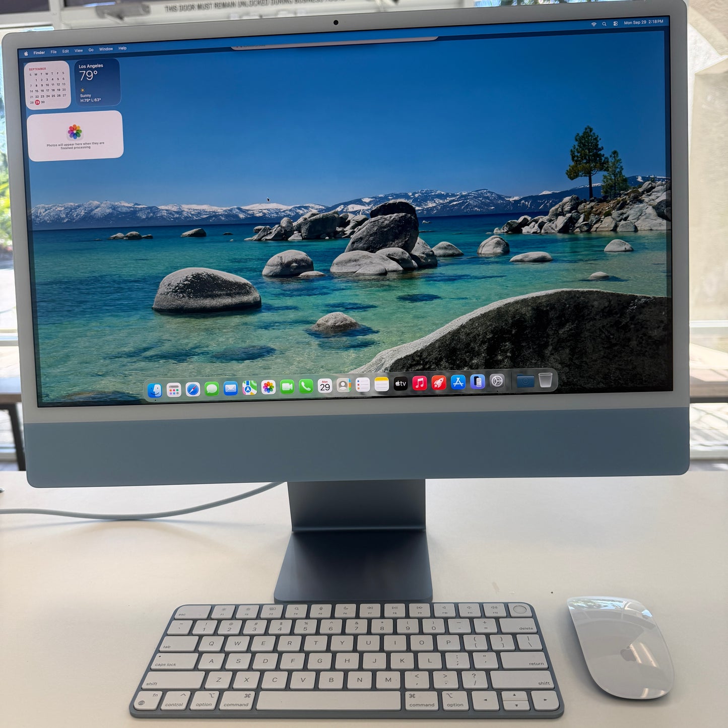 Apple iMac 24" M3 A2873 16GB 512GB SSD Blue Used With Box