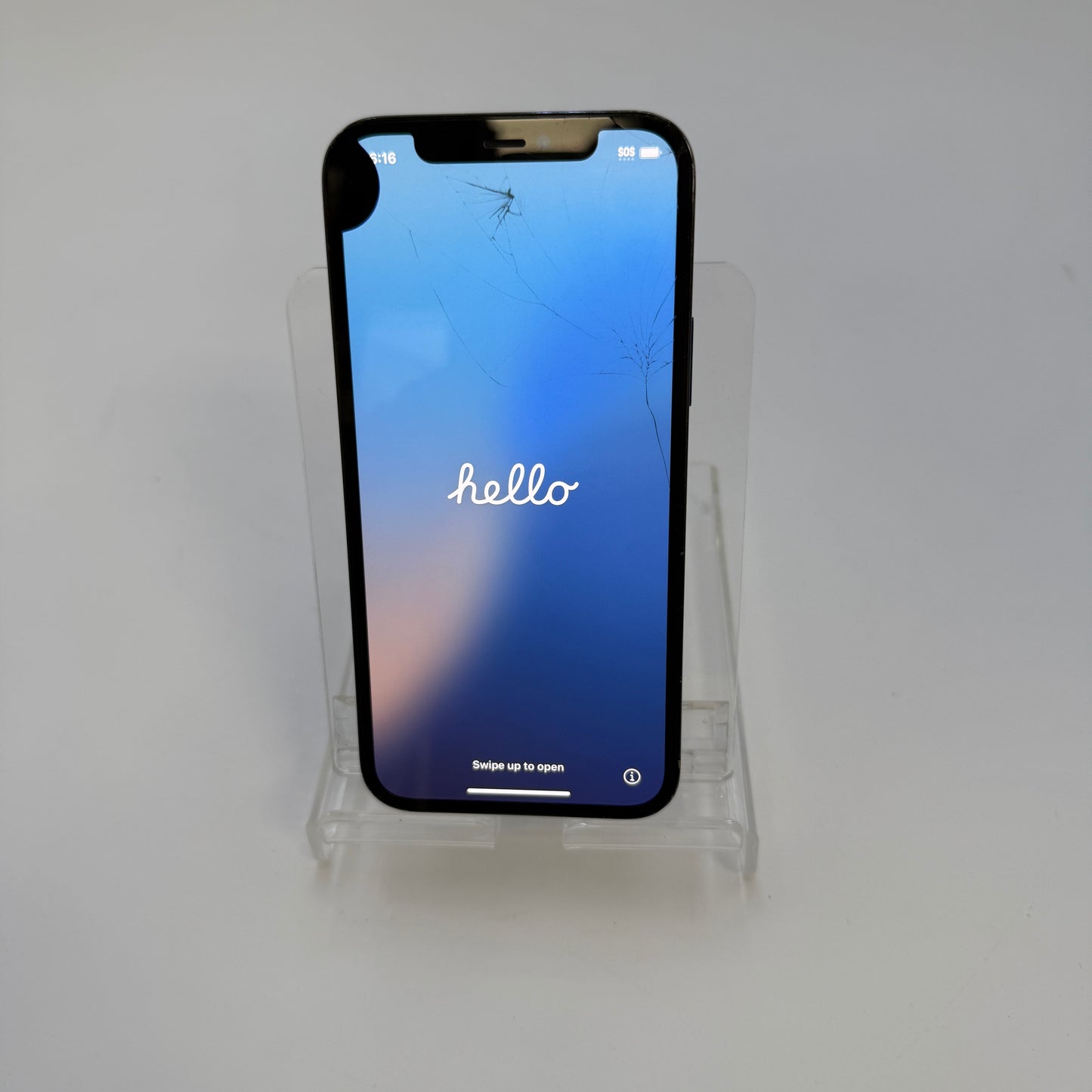 Apple iPhone 12 Pro 128GB Blue T-Mobile - Cracked Screen Used Read