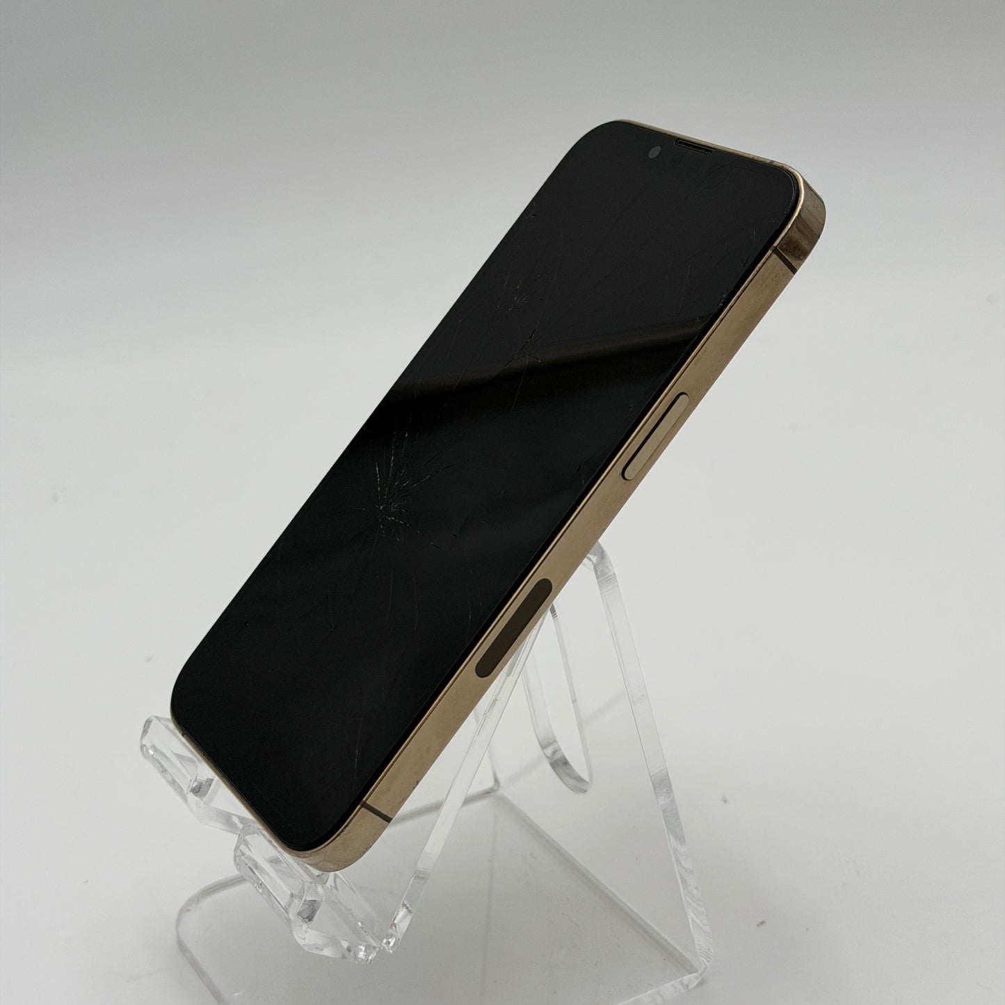 Apple iPhone 13 Pro Gold 128GB Unlocked Cracked Read 1