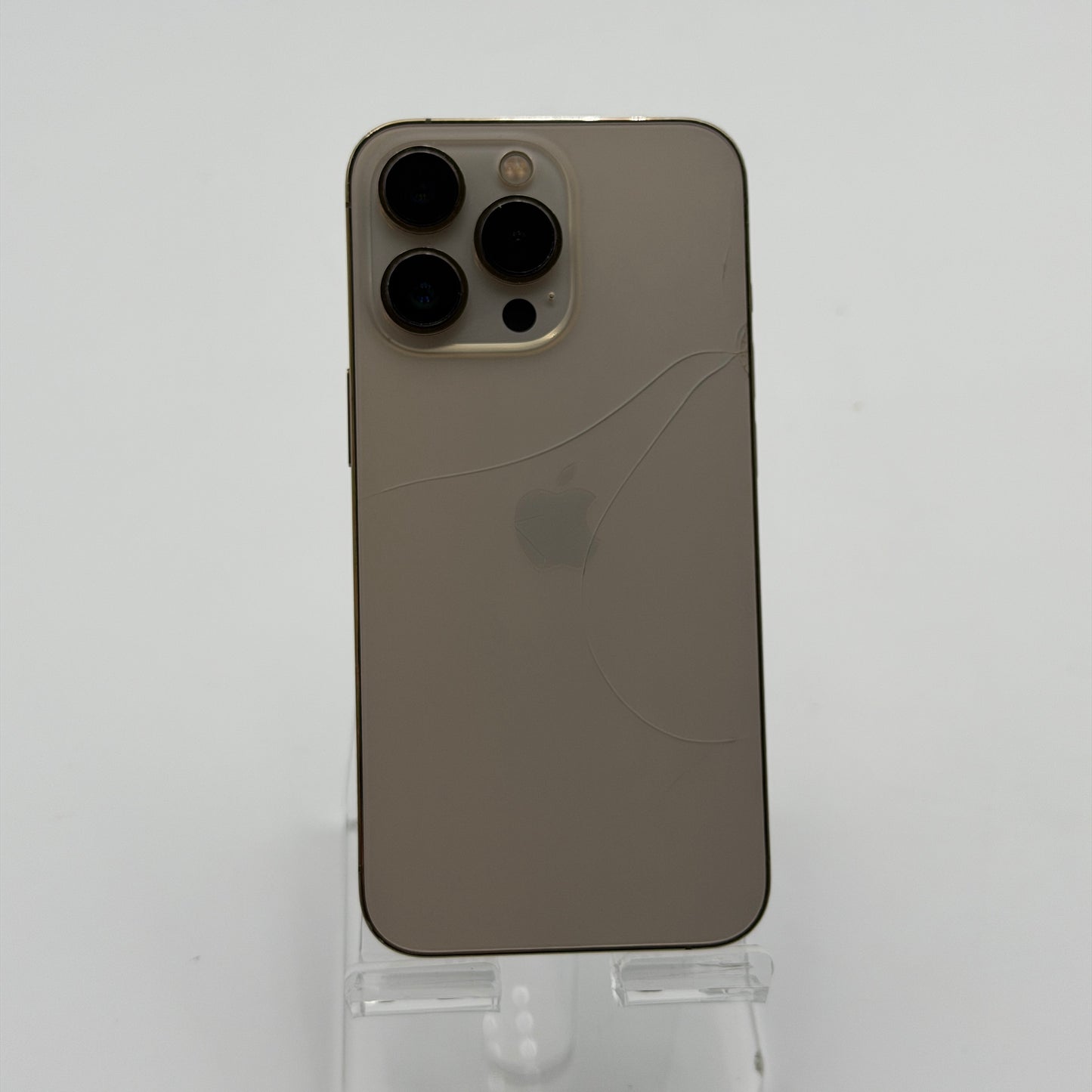 Apple iPhone 13 Pro Gold 128GB Unlocked Cracked Read 1
