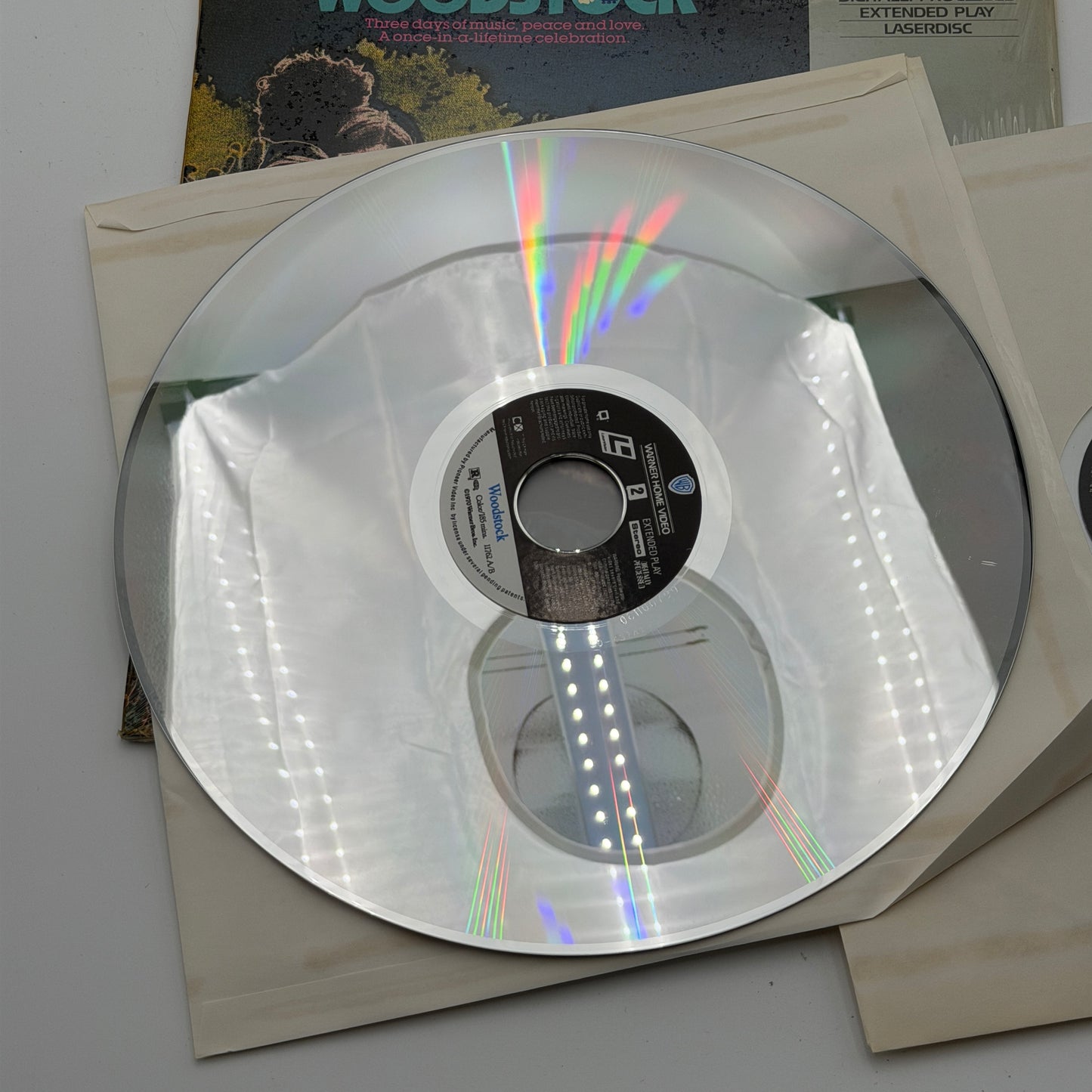 Woodstock Double Disc Laserdisc - Silver - Used A Condition