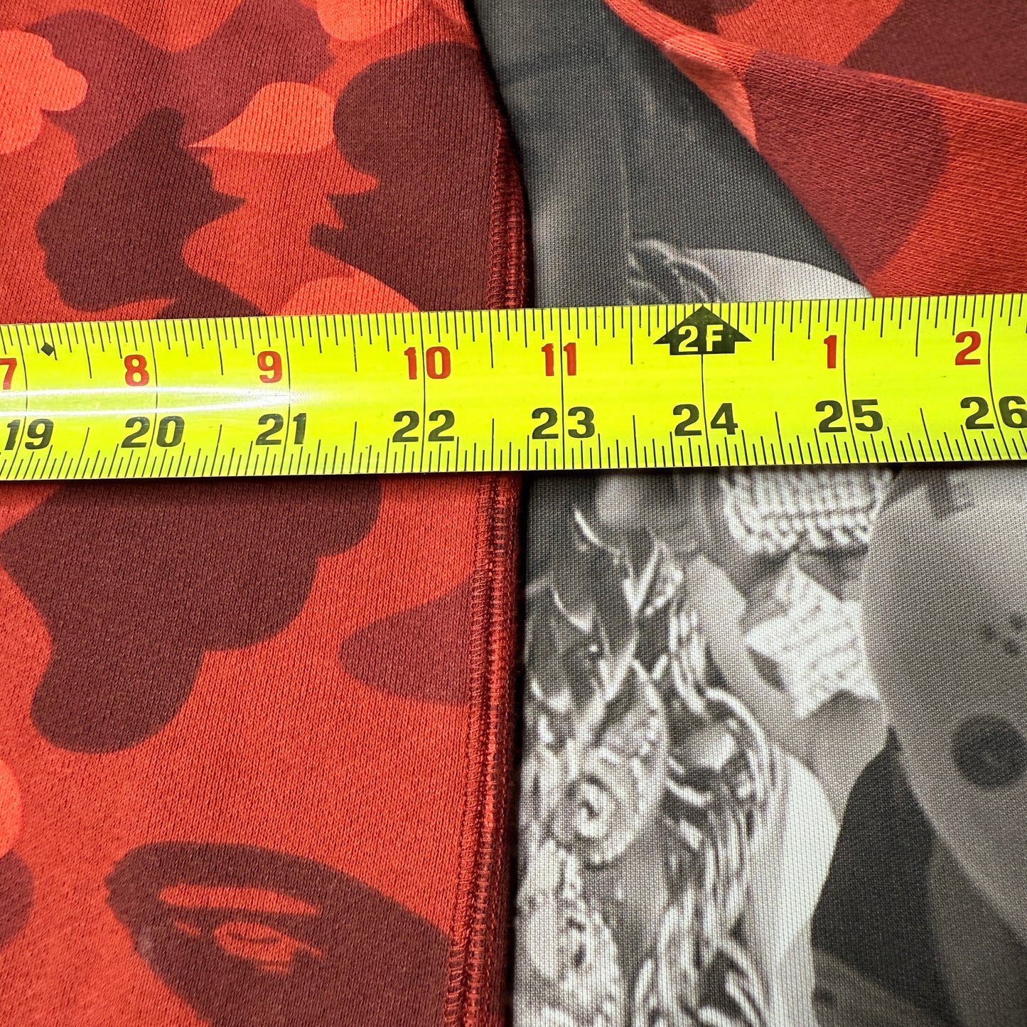 BAPE A Bathing Ape Color Camo Ape Head Red Crewneck (2017) sz XL