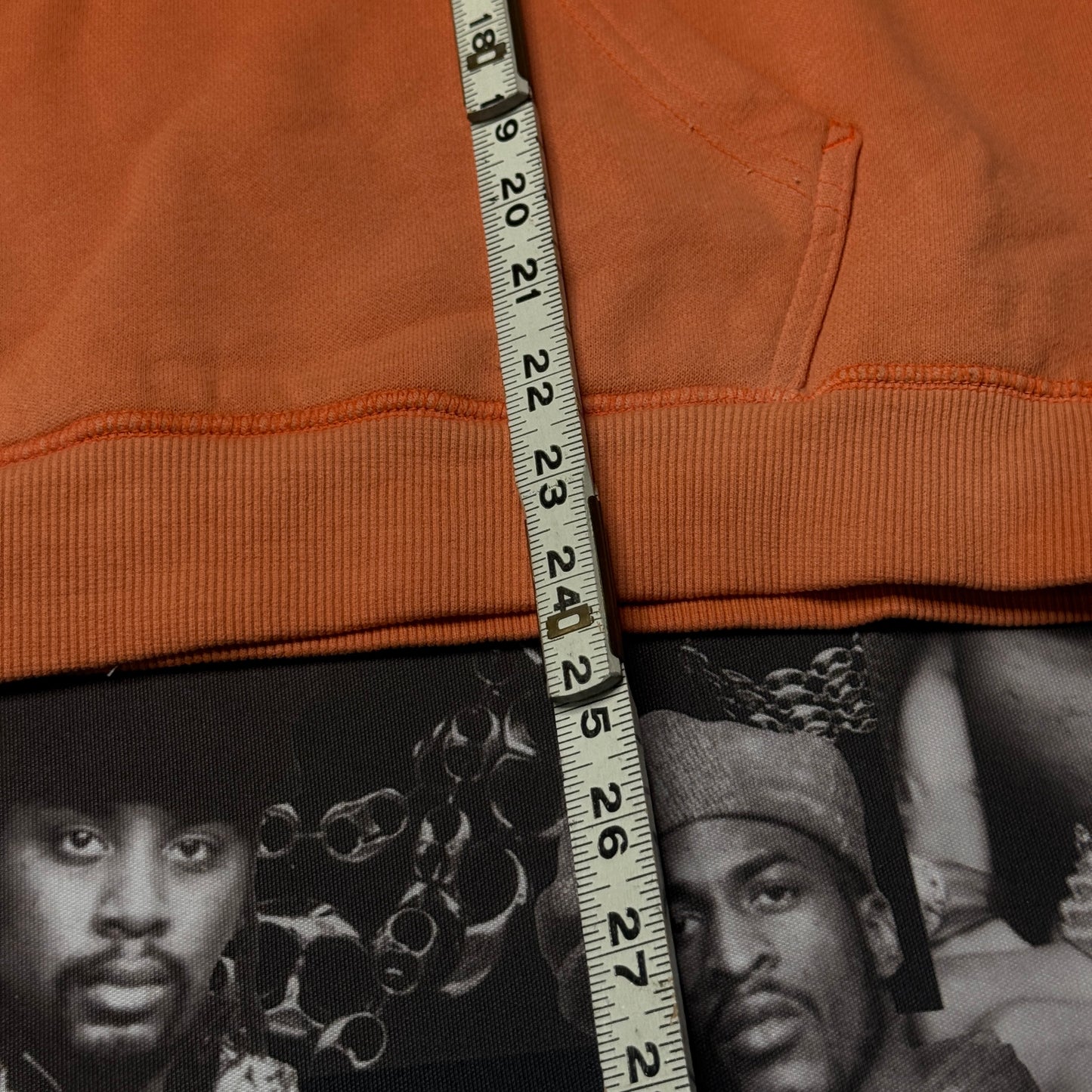 NWT BDG Bonfire Cropped Pullover Hoodie Sweatshirt Orange