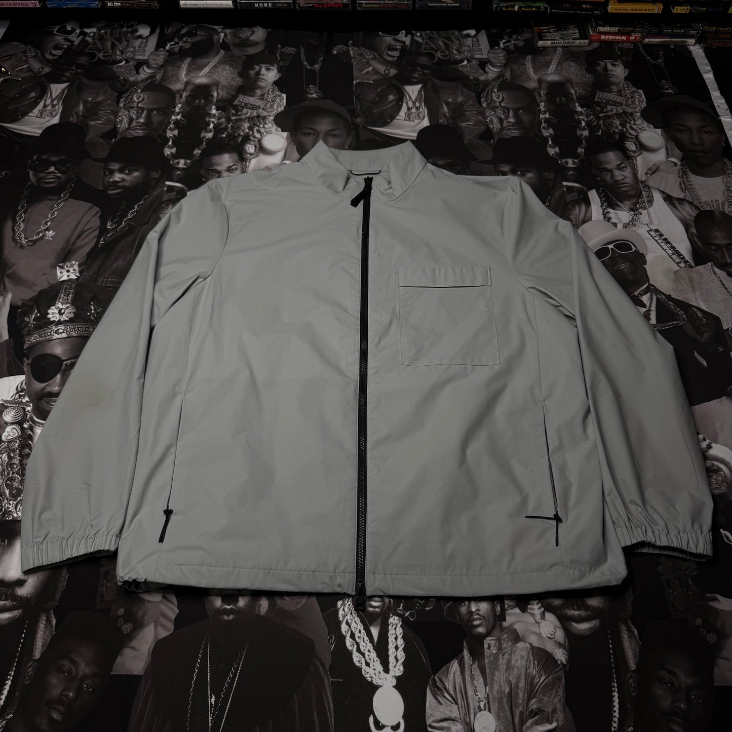 Banana Republic BR Sport Motion Tech Hybrid Jacket Solotext Sail Grey XL