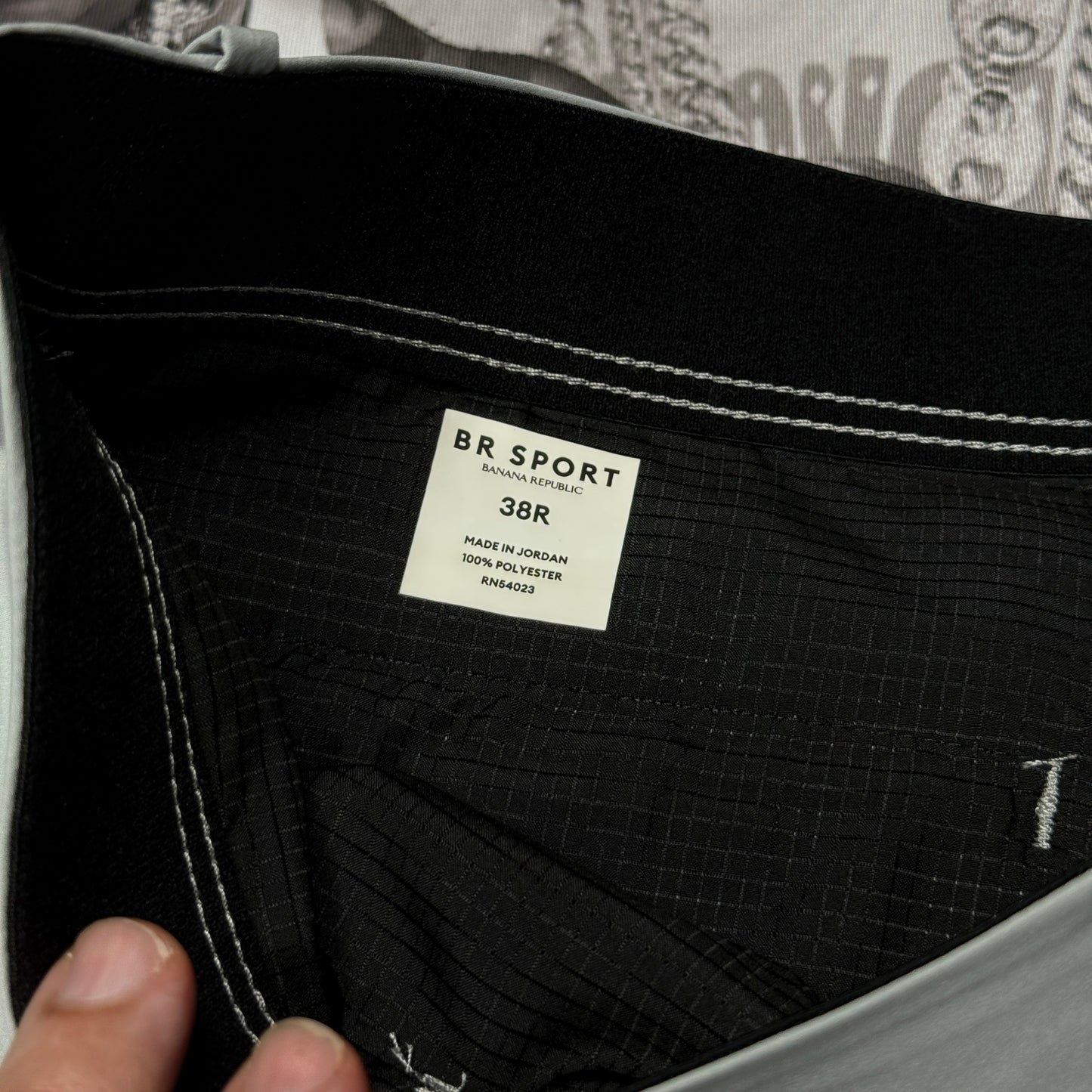 Banana Republic BR Sport Motion Tech Hybrid Pant Sail Grey 38R