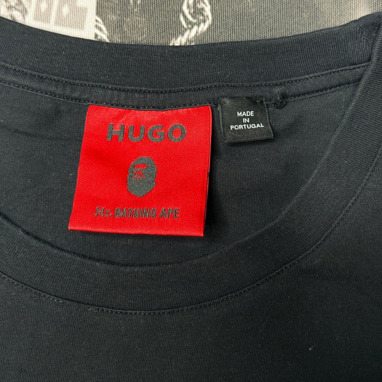 Bape X Hugo Boss Hugo Mr Ape Tee Black XXL