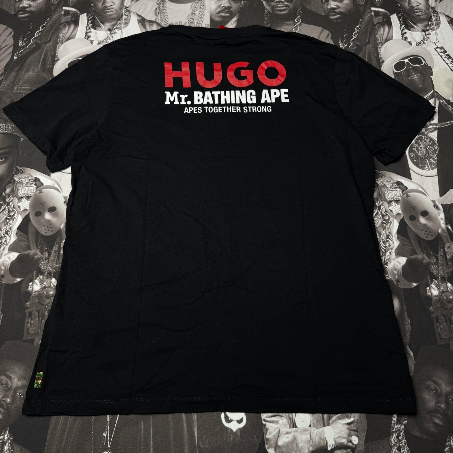 Bape X Hugo Boss Hugo Mr Ape Tee Black XXL