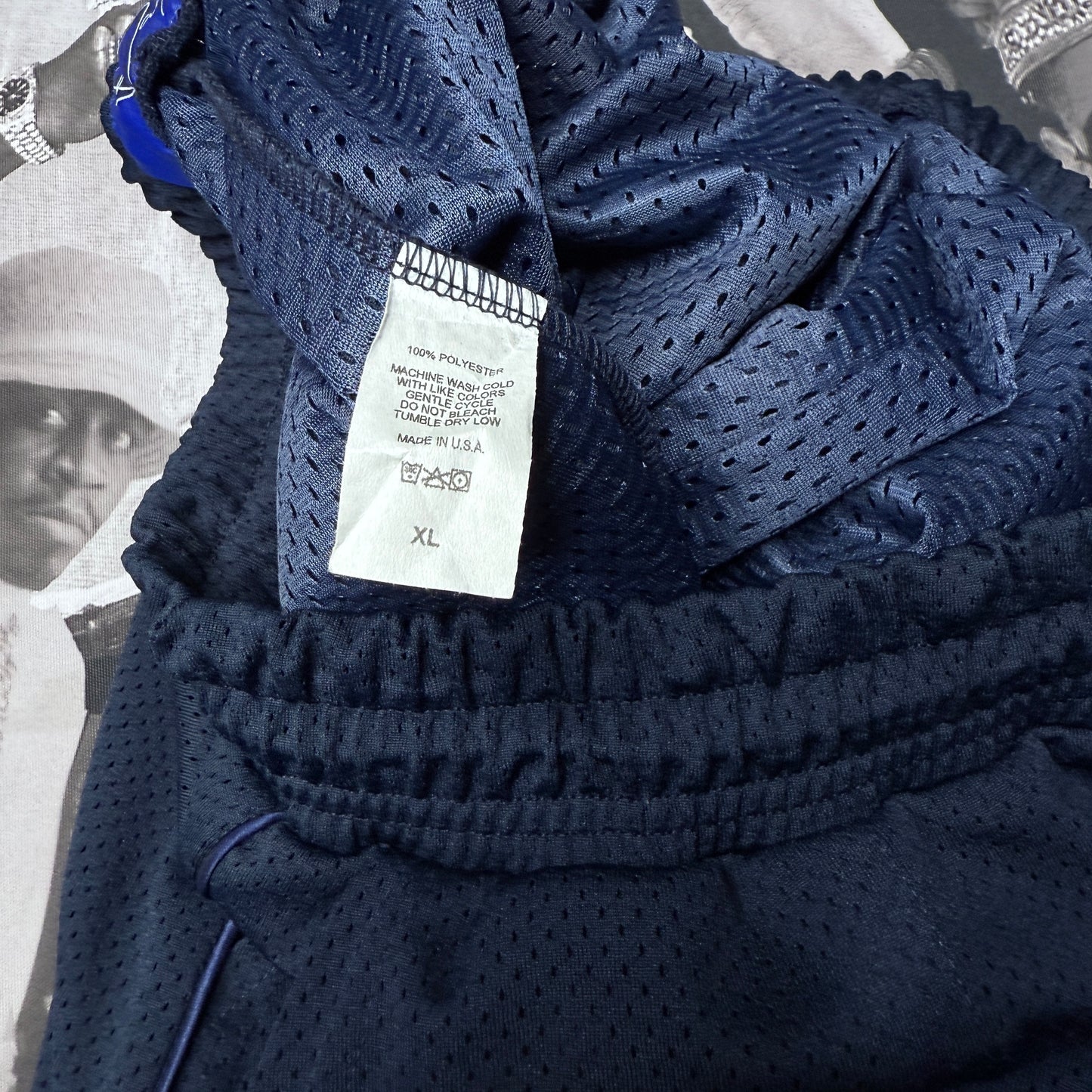 Better Days Mesh Drawsting Shorts Navy size XL