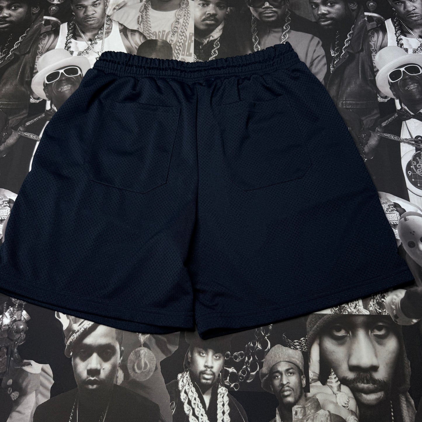 Better Days Mesh Drawsting Shorts Navy size XL