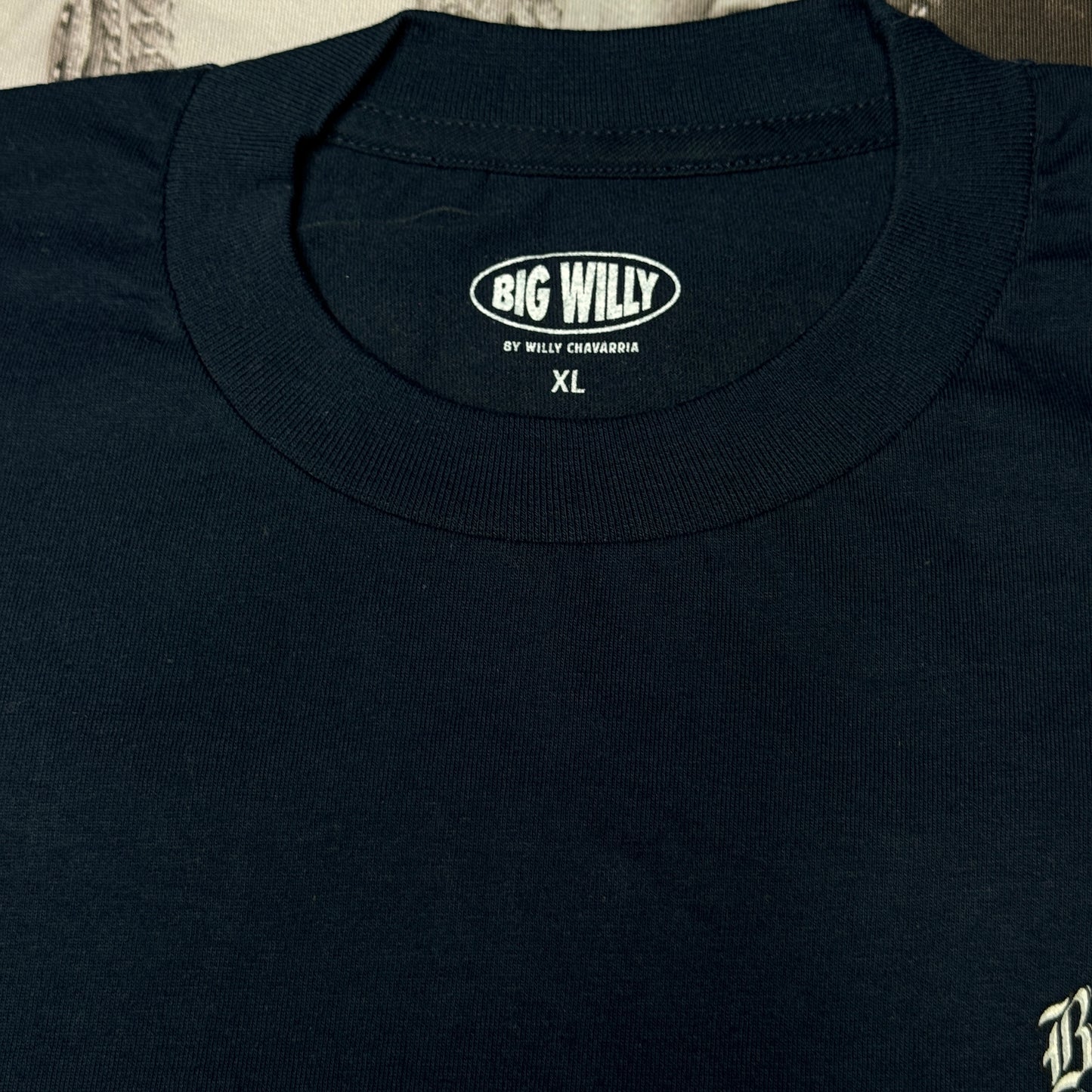 Big Willy Willy Chavaria Chevy T-Shirt XL Navy