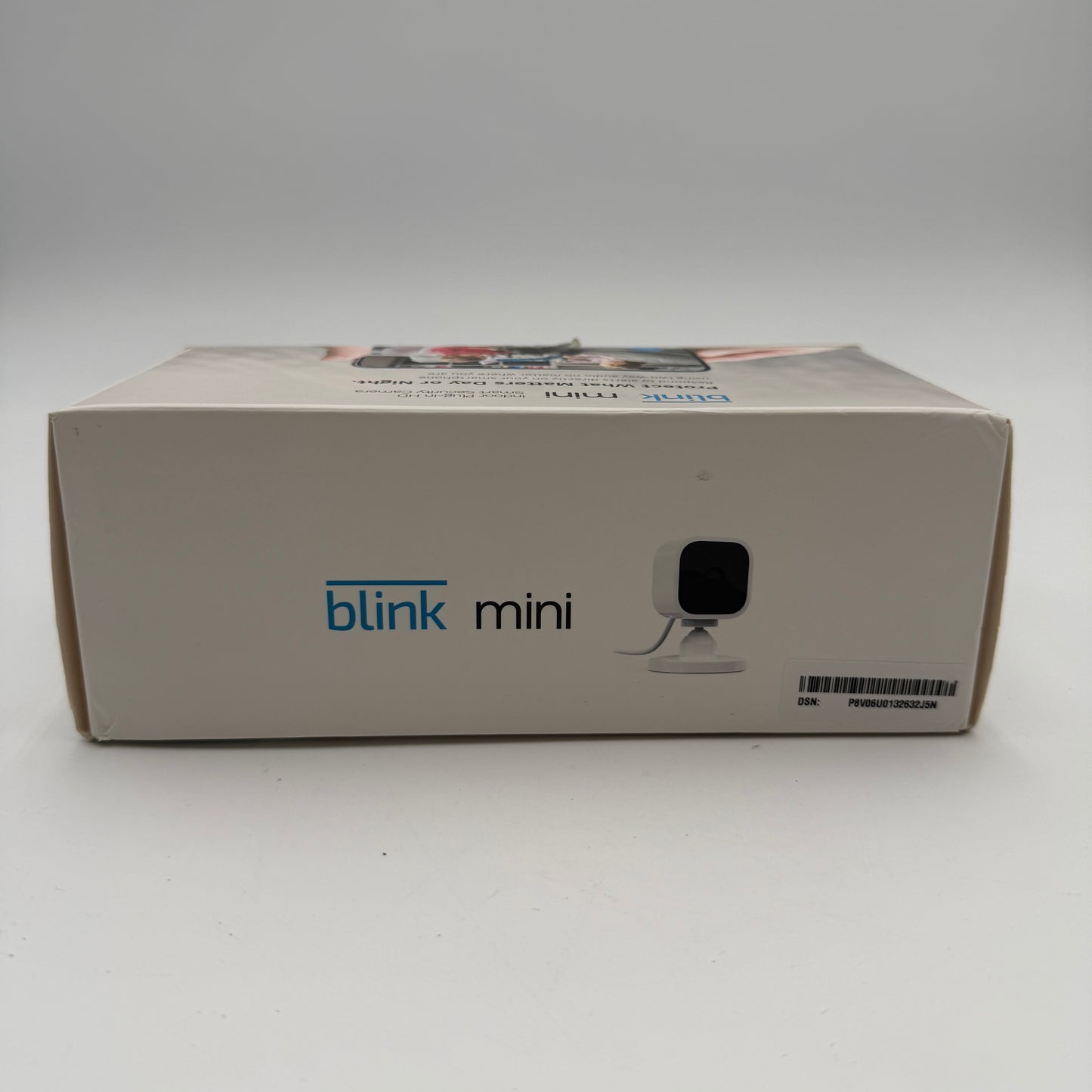 Blink Mini Indoor 1080p Wireless Security Camera White Used With Box