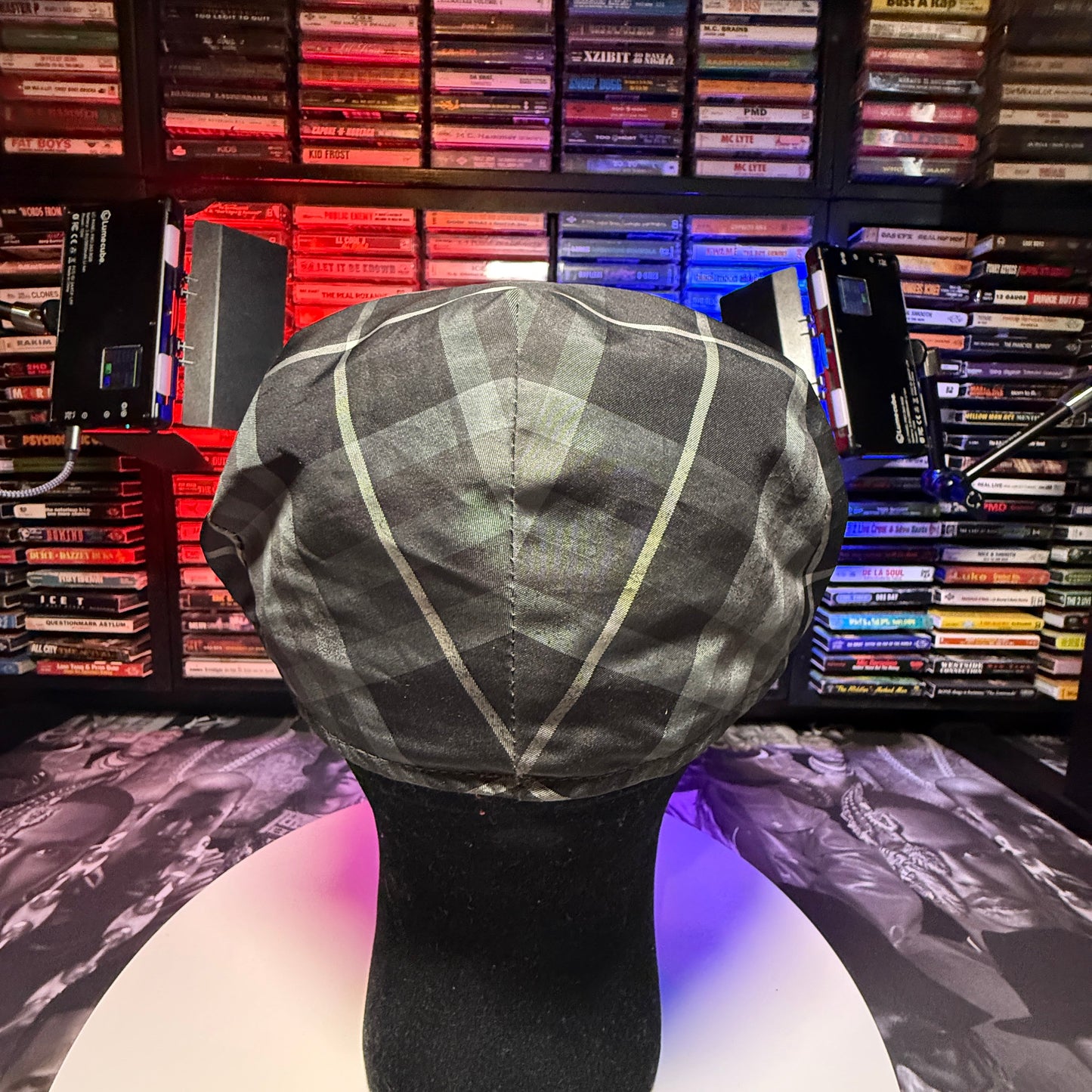 Burberry Newsboy Beret Flatcap Shelby Hat Grey Nova SZ XL