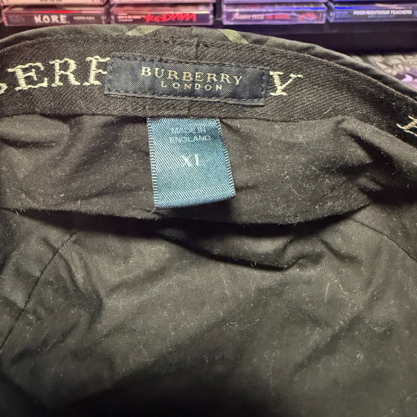 Burberry Newsboy Beret Flatcap Shelby Hat Grey Nova SZ XL