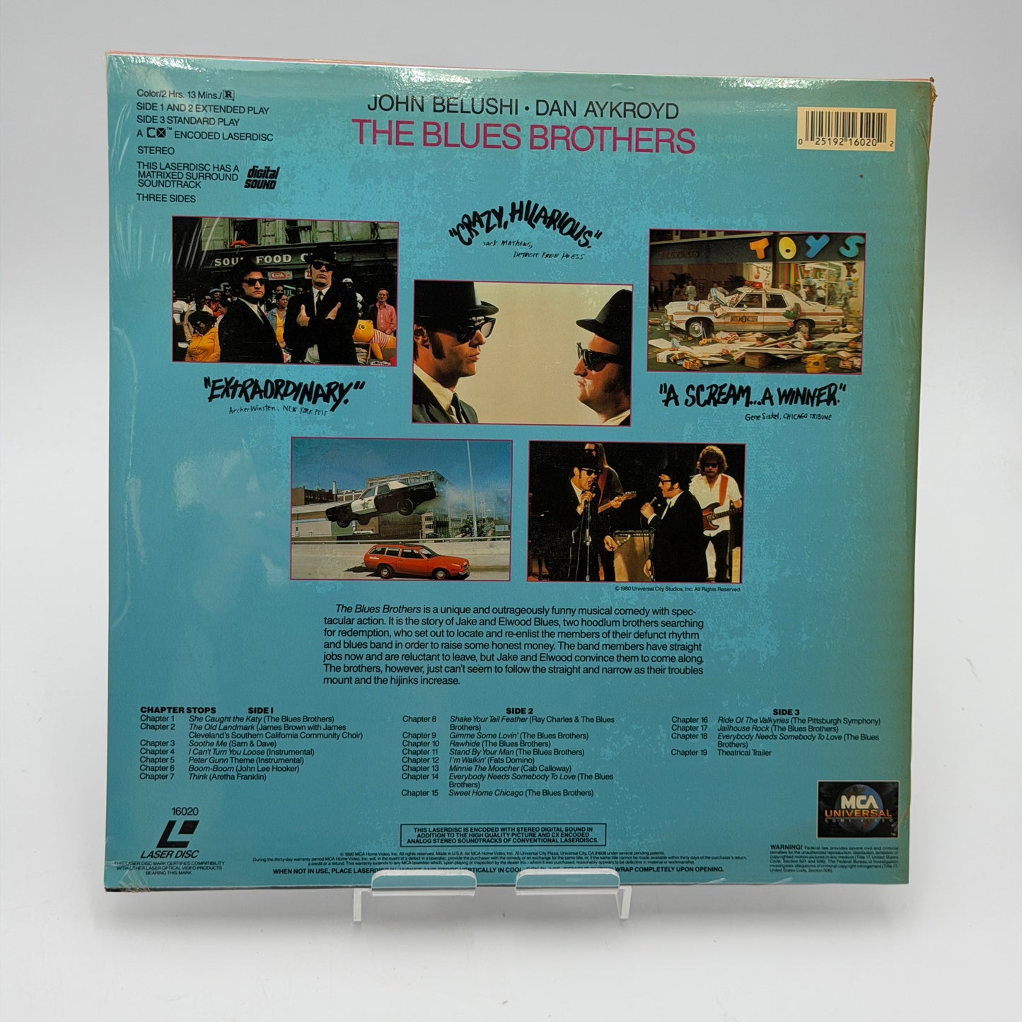 The Blues Brothers Laserdisc Brand New Factory Sealed