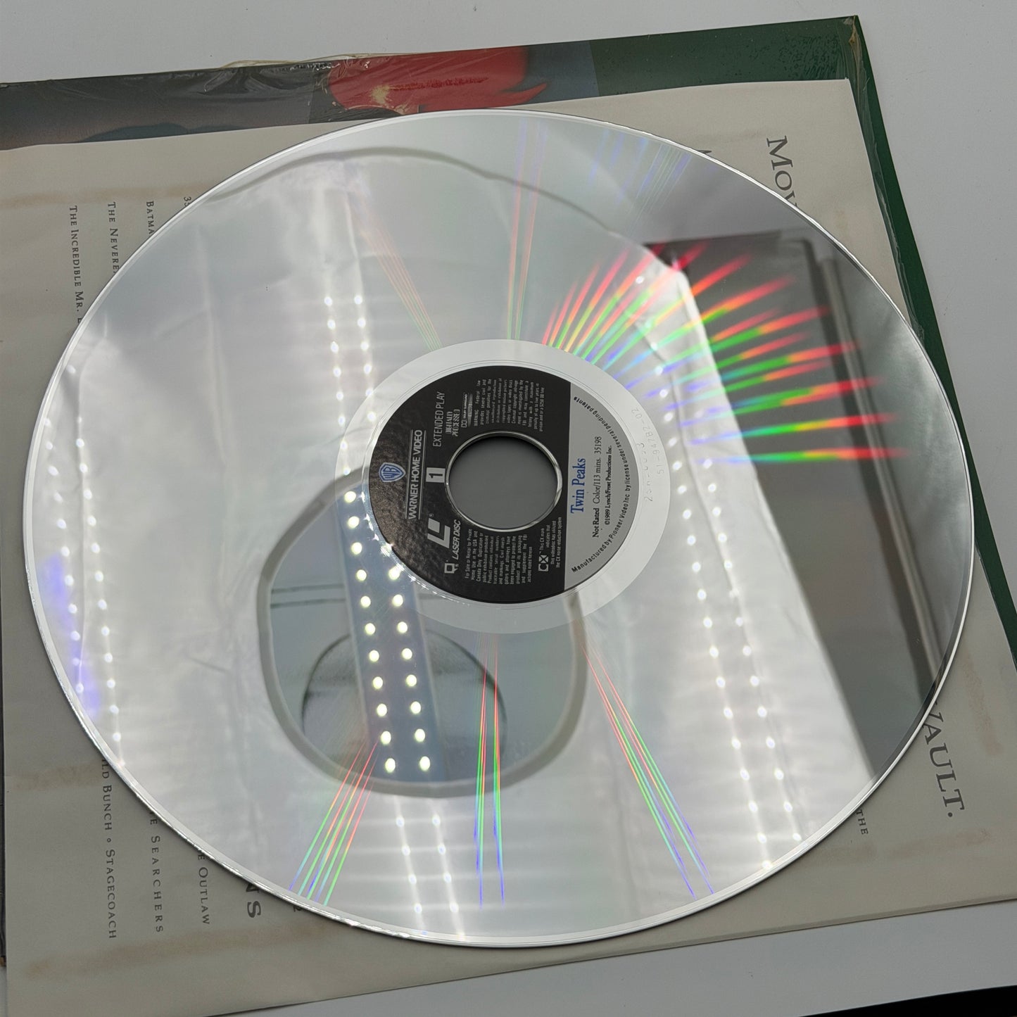 Twin Peaks Series Premiere Laserdisc