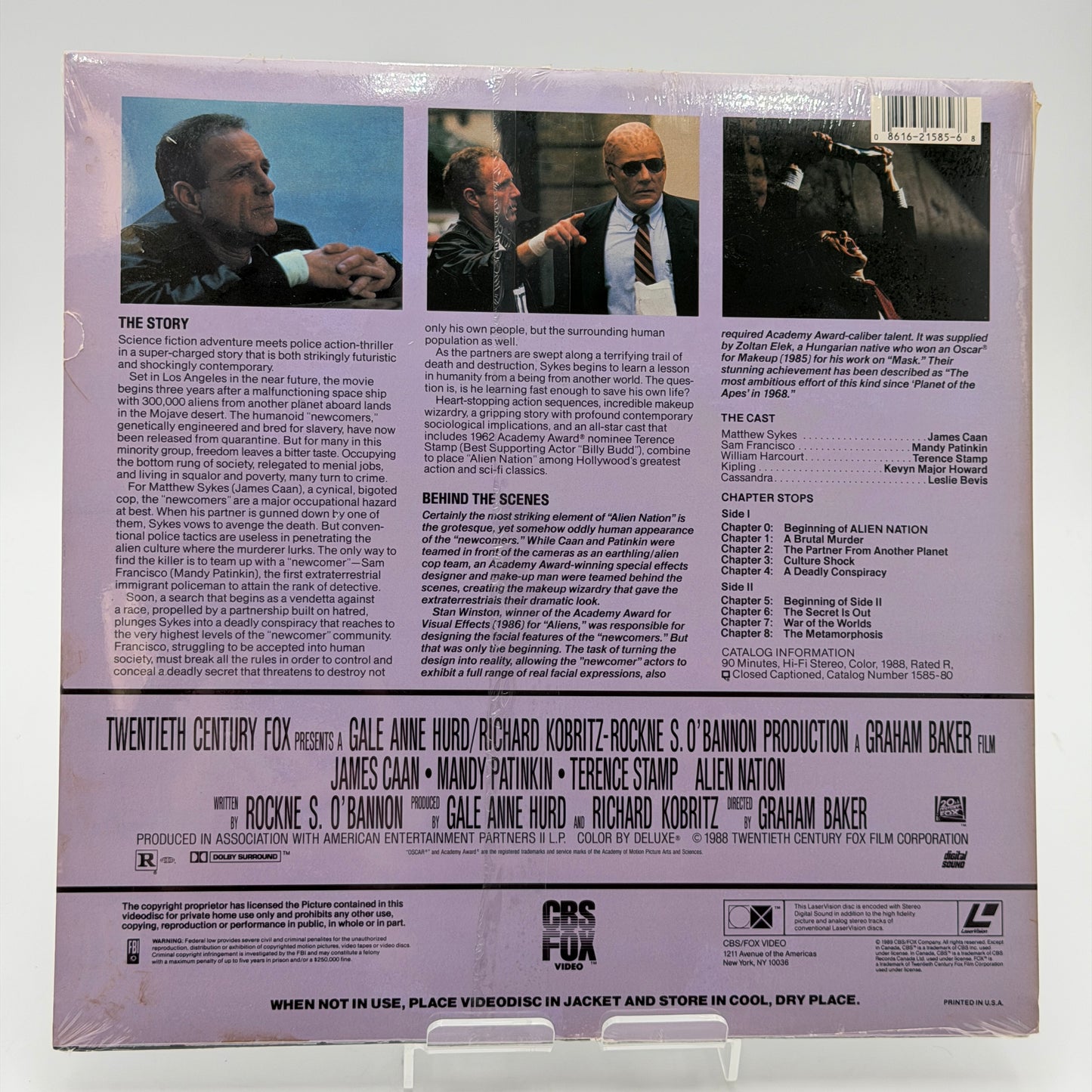 Alien Nation Laserdisc (1988) Brand New Factory Sealed
