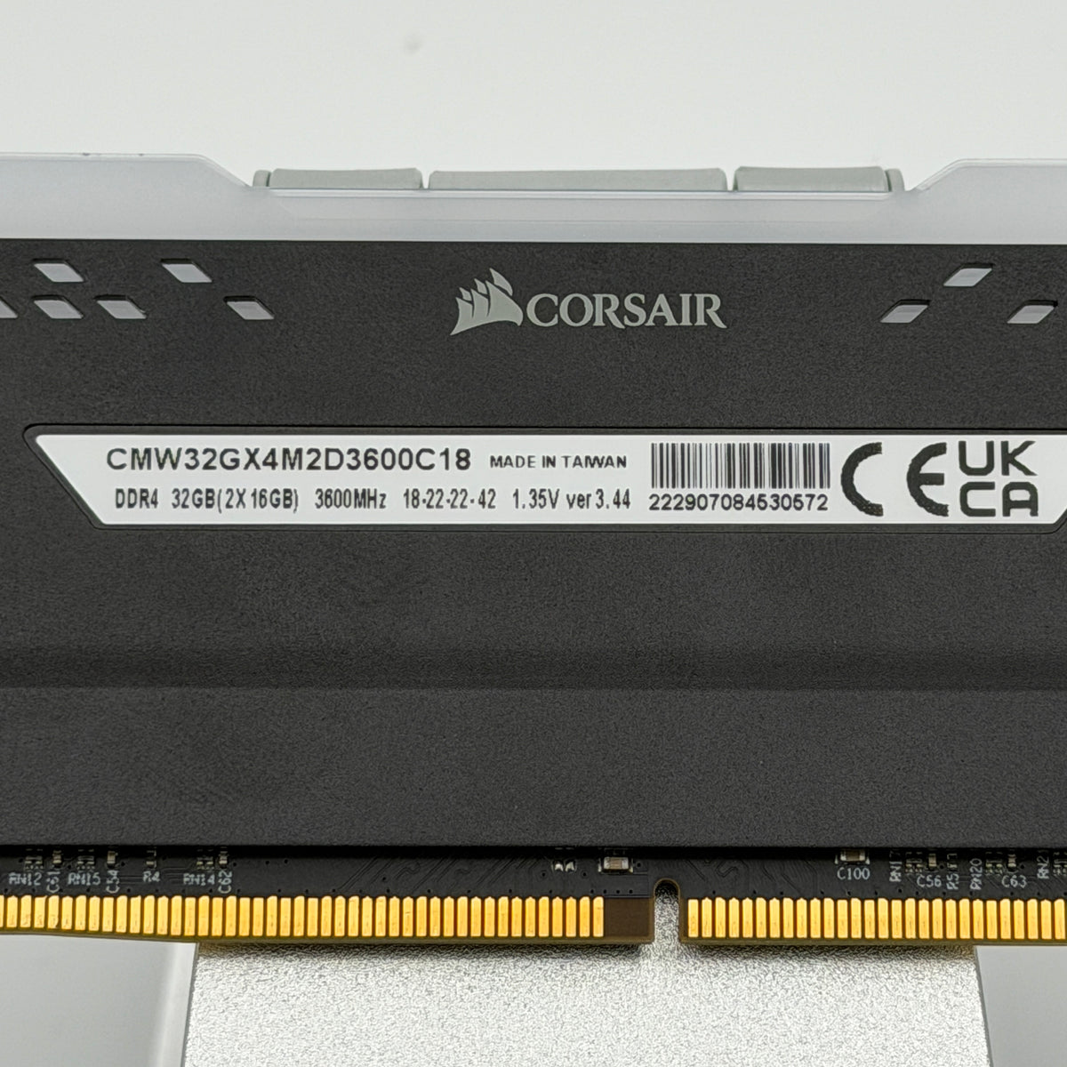 CORSAIR Vengeance RGB Pro DDR4 RAM 8GB 3600MHz Black