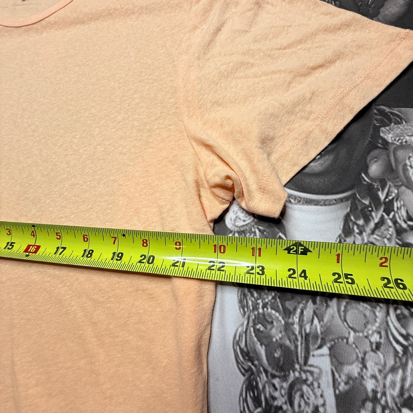 Calvin Klein Shiny Logo Classic Crewneck T-Shirt Orange size XXL