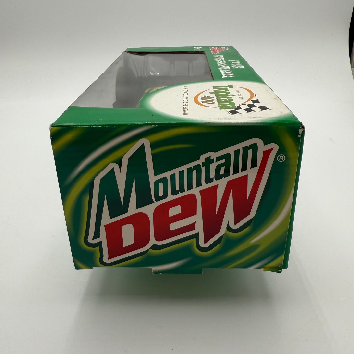2001 Nascar Chicagoland Speedway 1:24 Mountain Dew Die Cast Tropicana 400 Inaugural Race Car