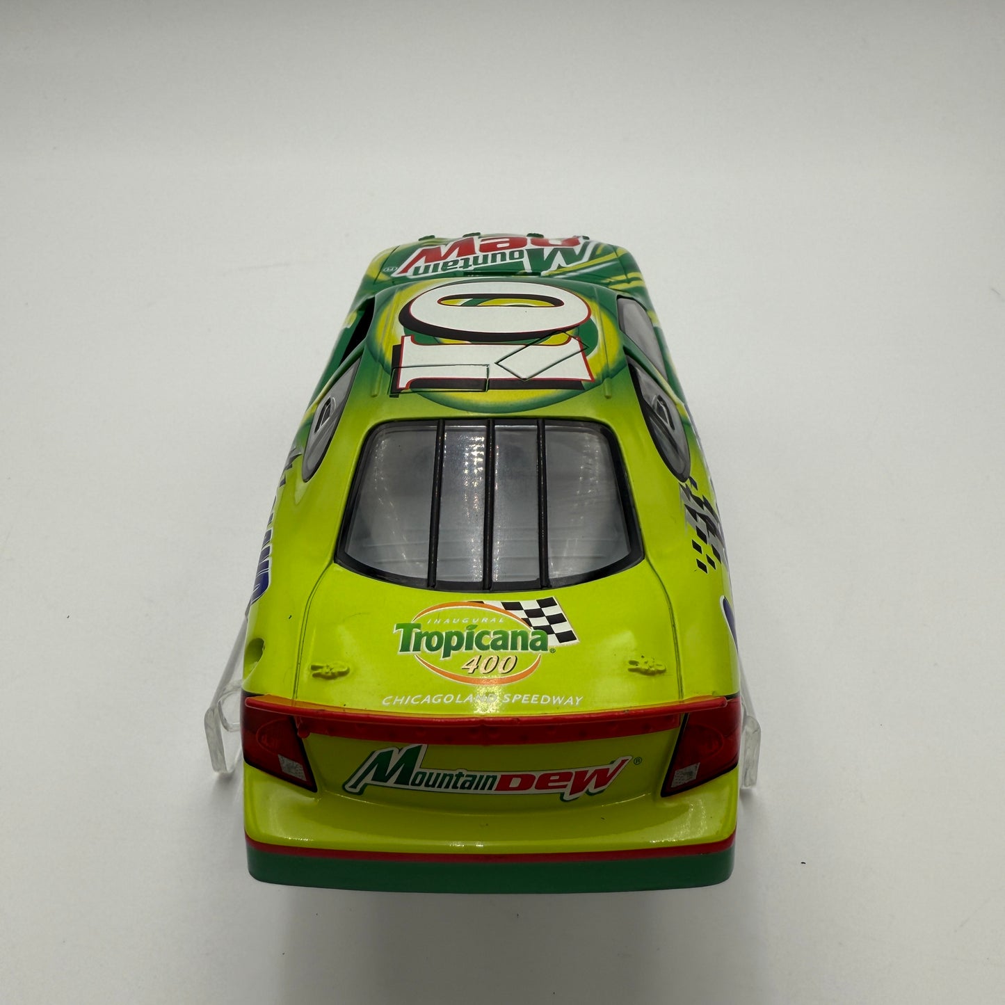 2001 Nascar Chicagoland Speedway 1:24 Mountain Dew Die Cast Tropicana 400 Inaugural Race Car