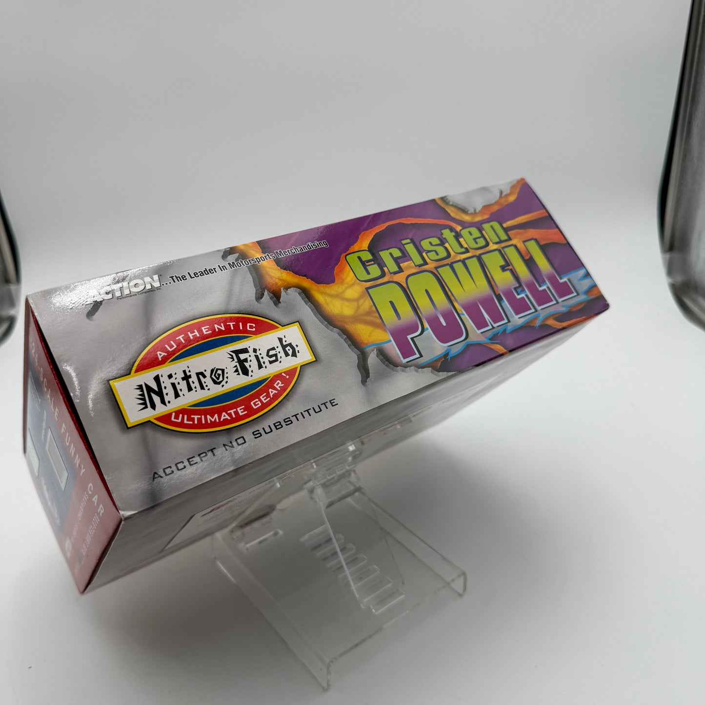 Action Racing Cristen Powell Nitro Fish 2001 Camaro Funny Car 1:24 Diecast
