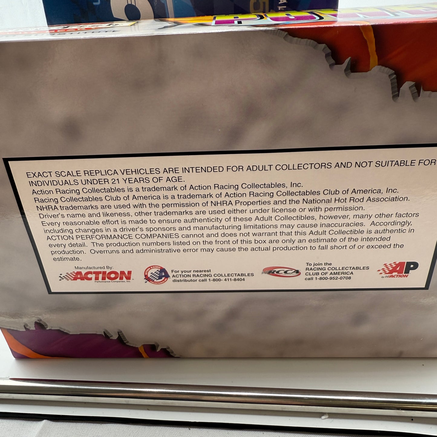 Action Racing Cristen Powell Nitro Fish 2001 Camaro Funny Car 1:24 Diecast