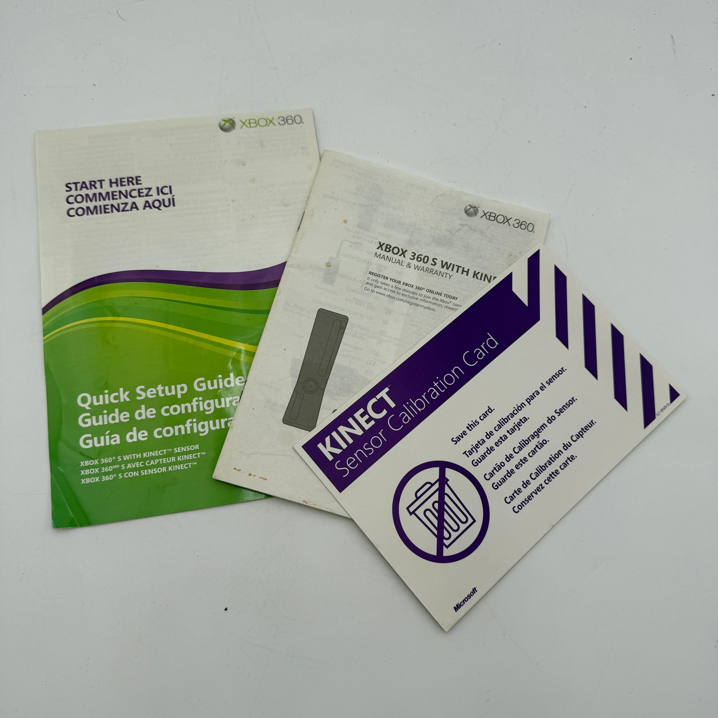 Microsoft Xbox 360 Kinect 1439 Black Console with 1 Controller