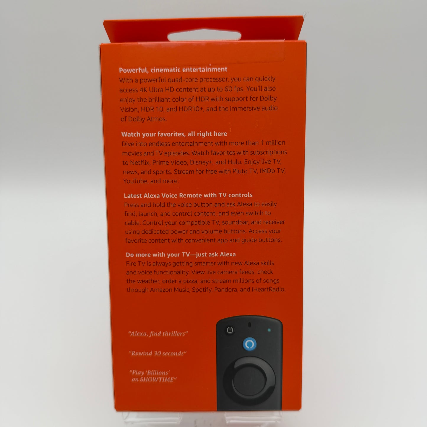 Amazon Fire Stick 4k Media Streamer Black New In Box
