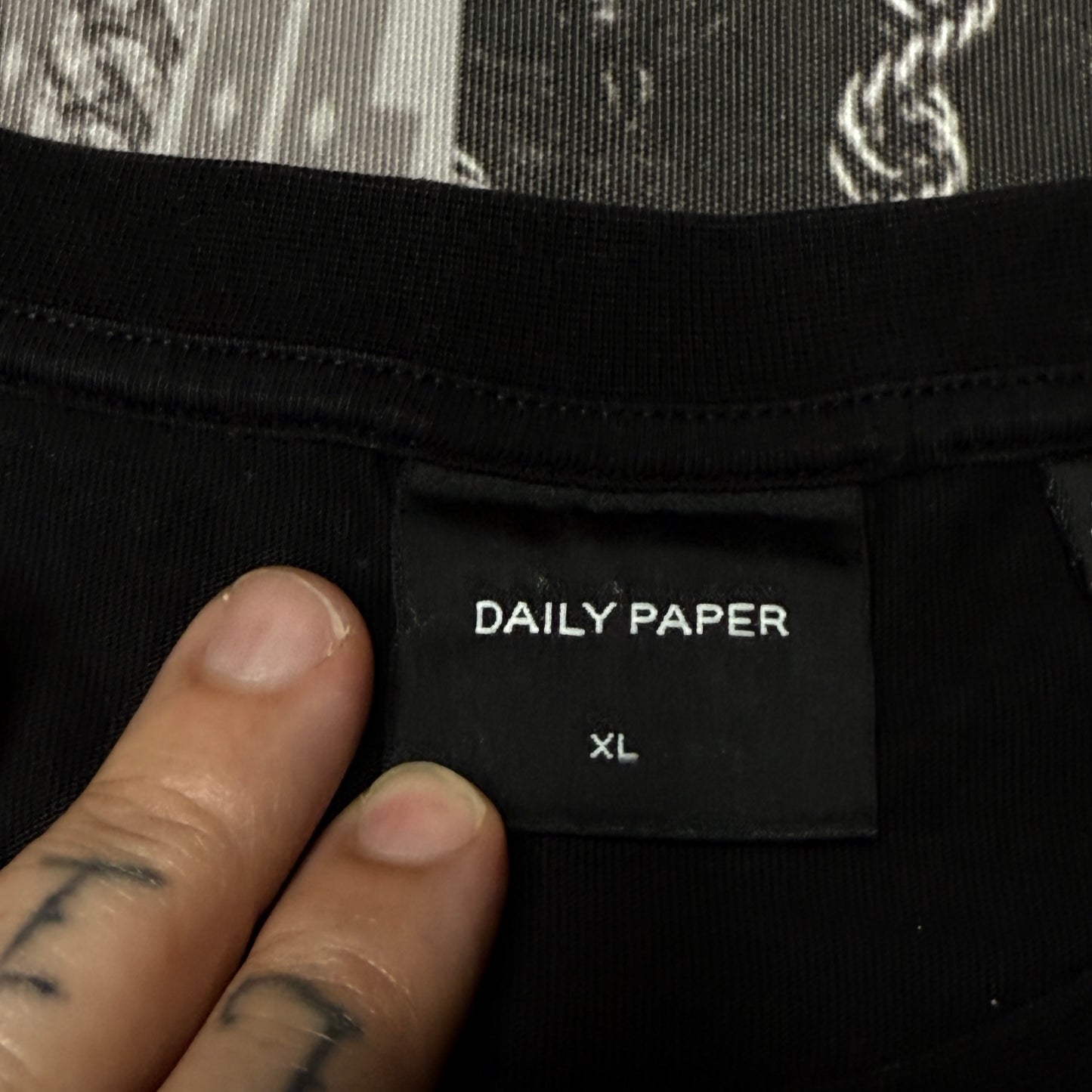 Daily Paper Milo Tee Black XL