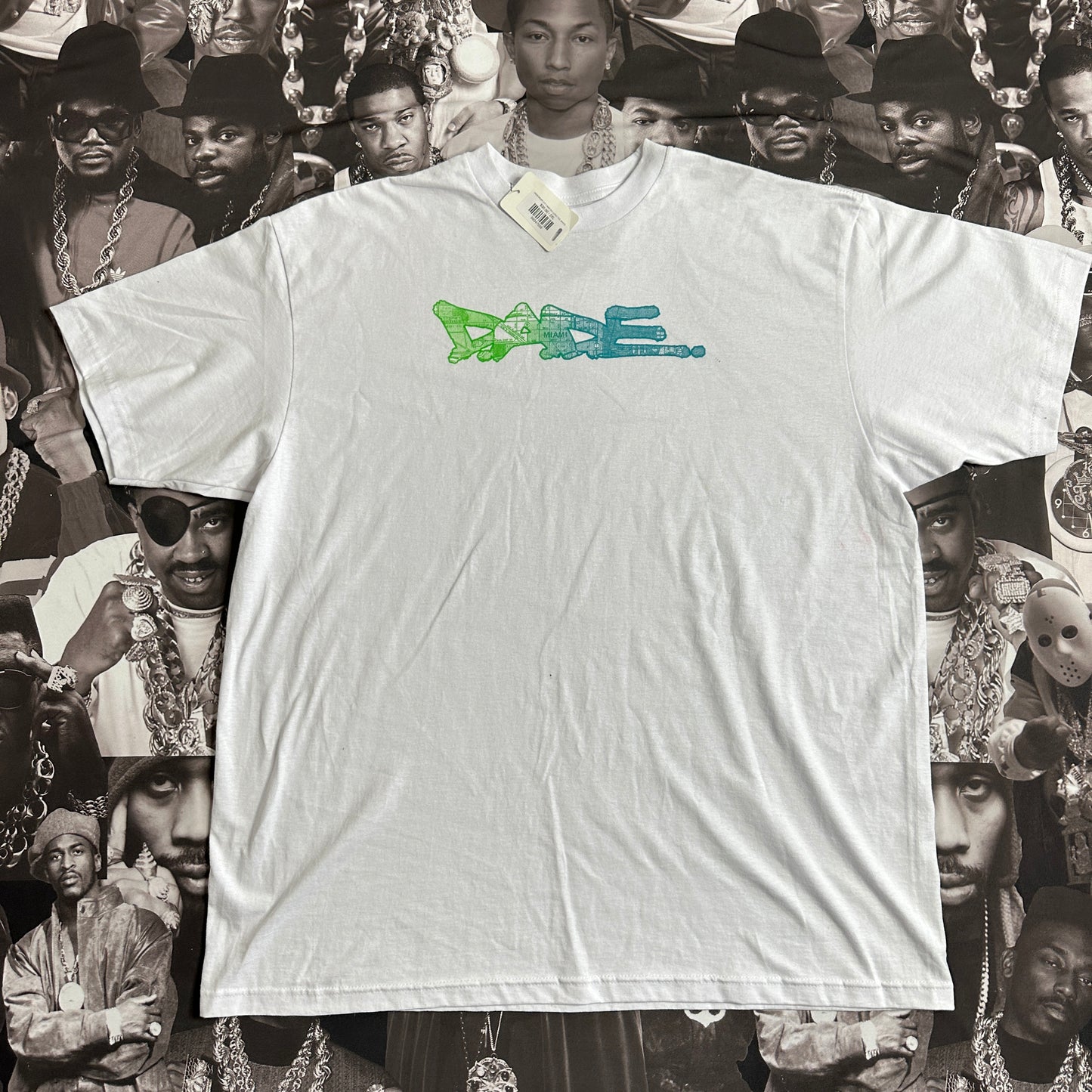 DAMAGED DadeWear City Map OG Logo Tee White