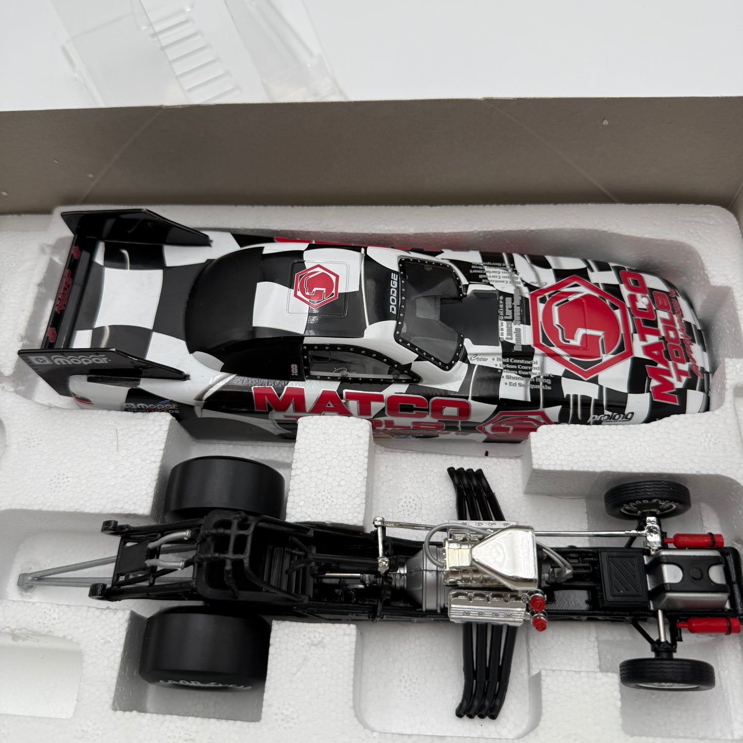 Action Racing Dean Skuza Matco Tools 1998 Dodge Funny Car 1:24 Diecast