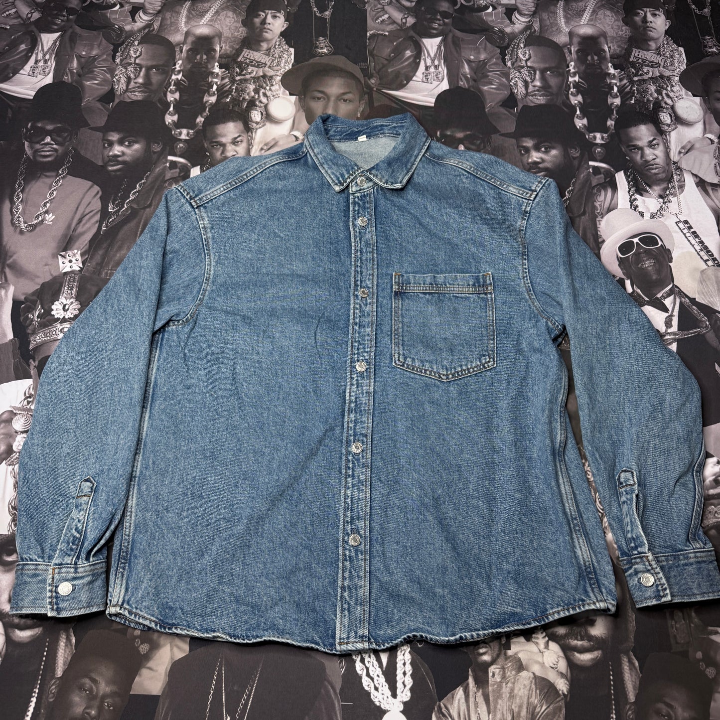 & Denim H&M Regular Fit Denim Shirt SZ XXL no tags