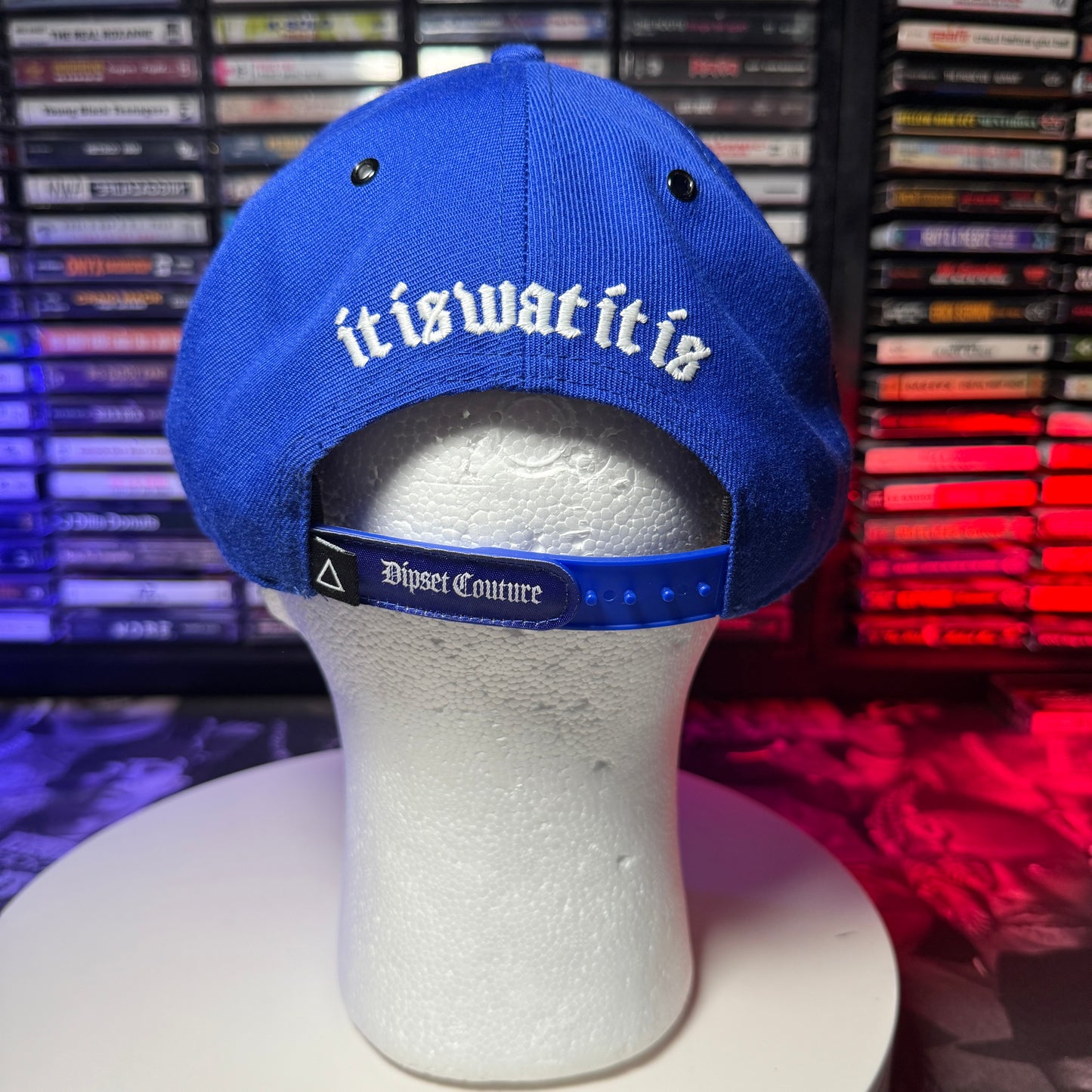 Dipset Pause Snap back Hat Blue