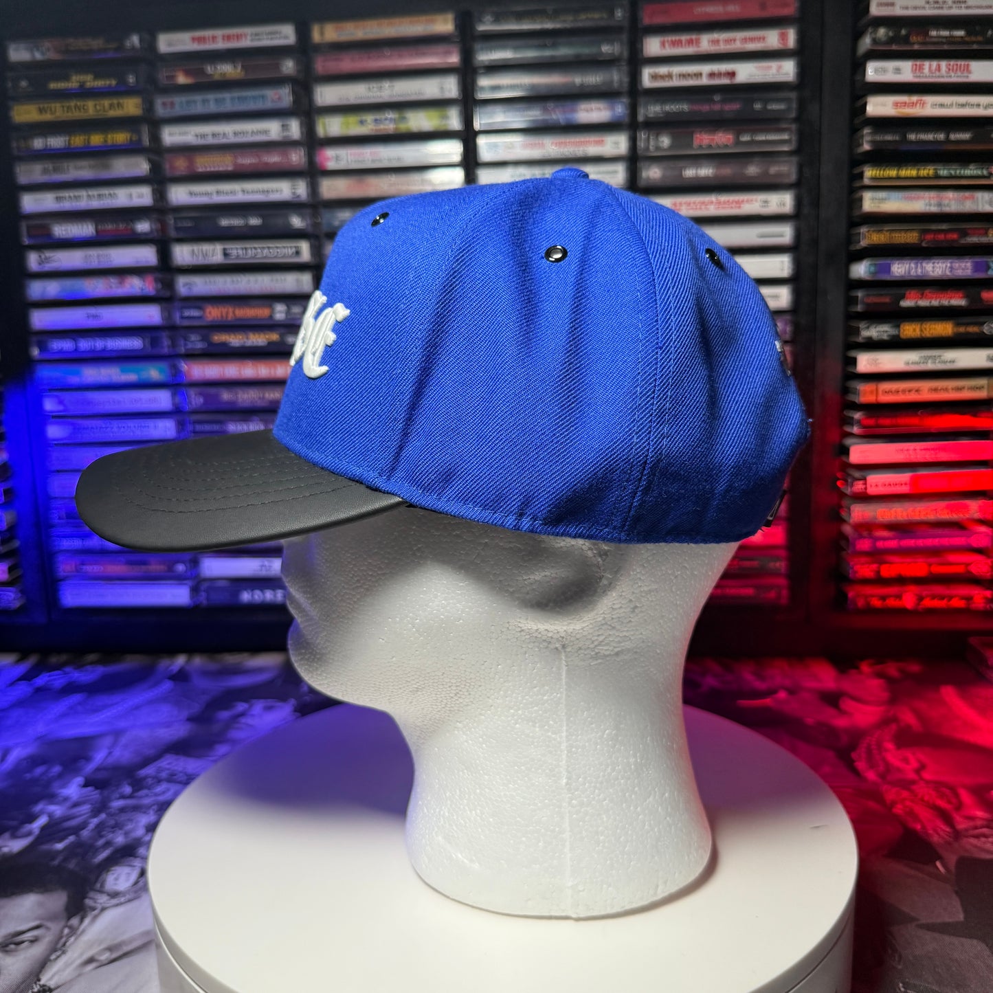 Dipset Pause Snap back Hat Blue