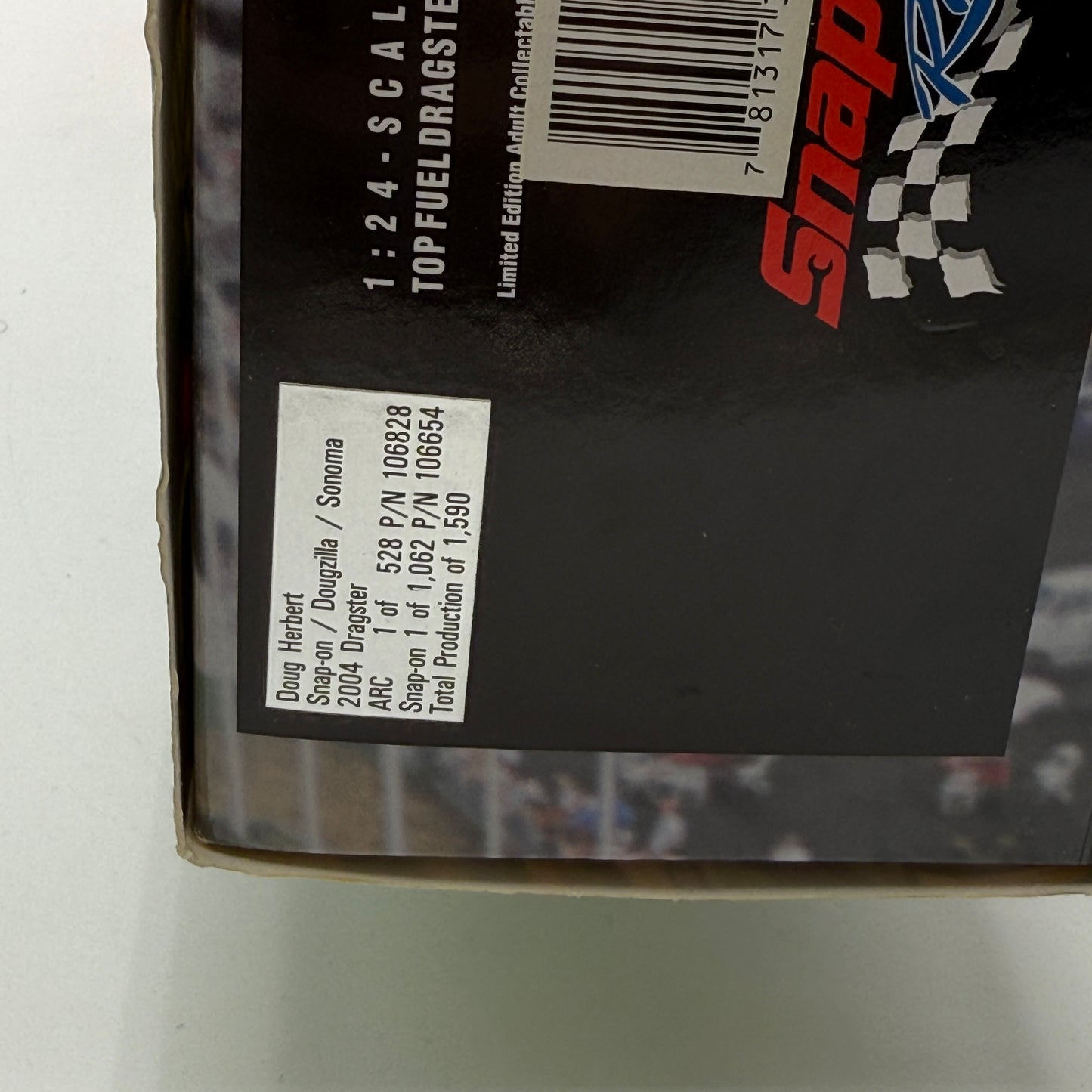 Action Racing Doug Herbert Snap-On Dougzilla 2004 Top Fuel Dragster 1:24 Limited Edition